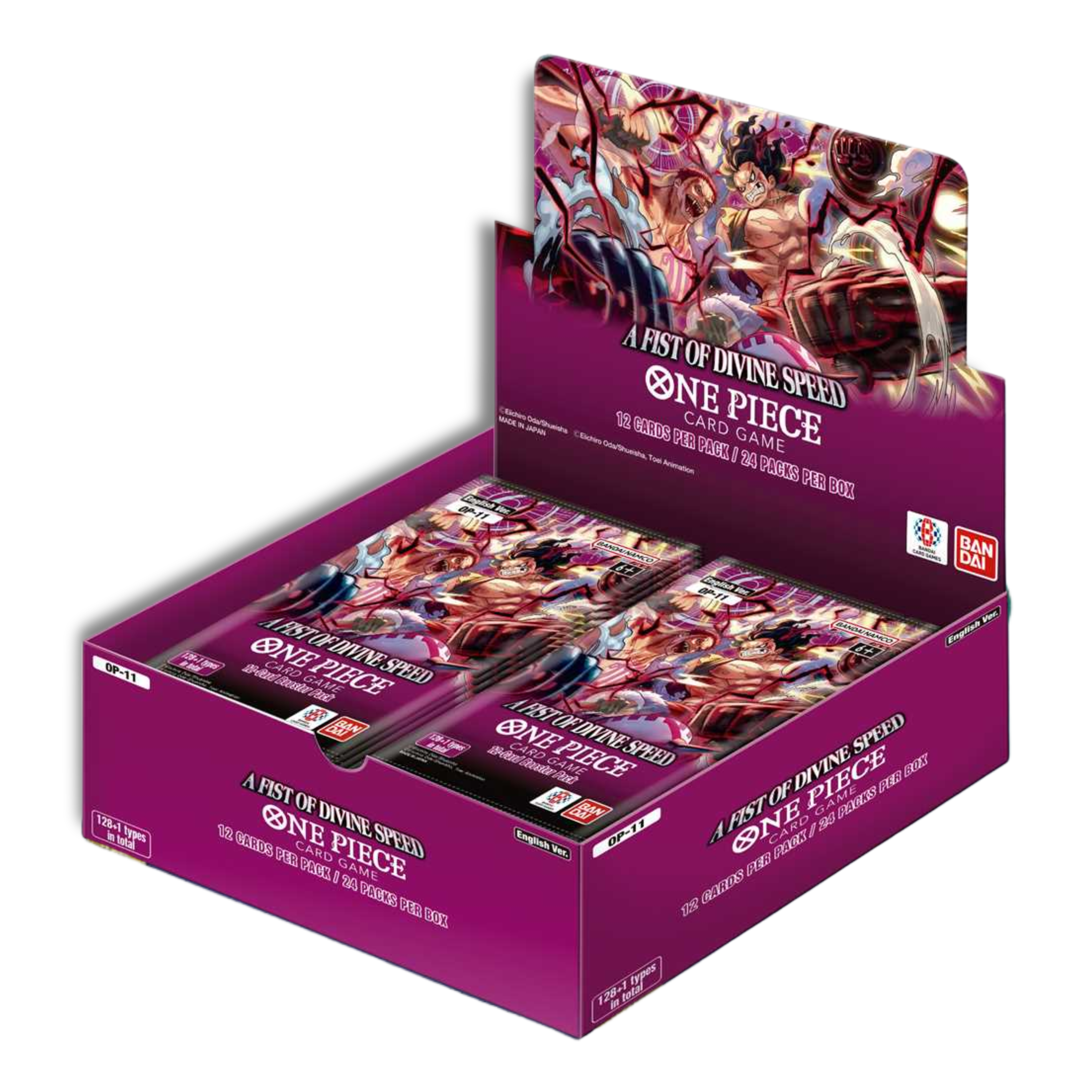 Caja de 24 Sobres Fist of Divine Speed OP11 - Inglés