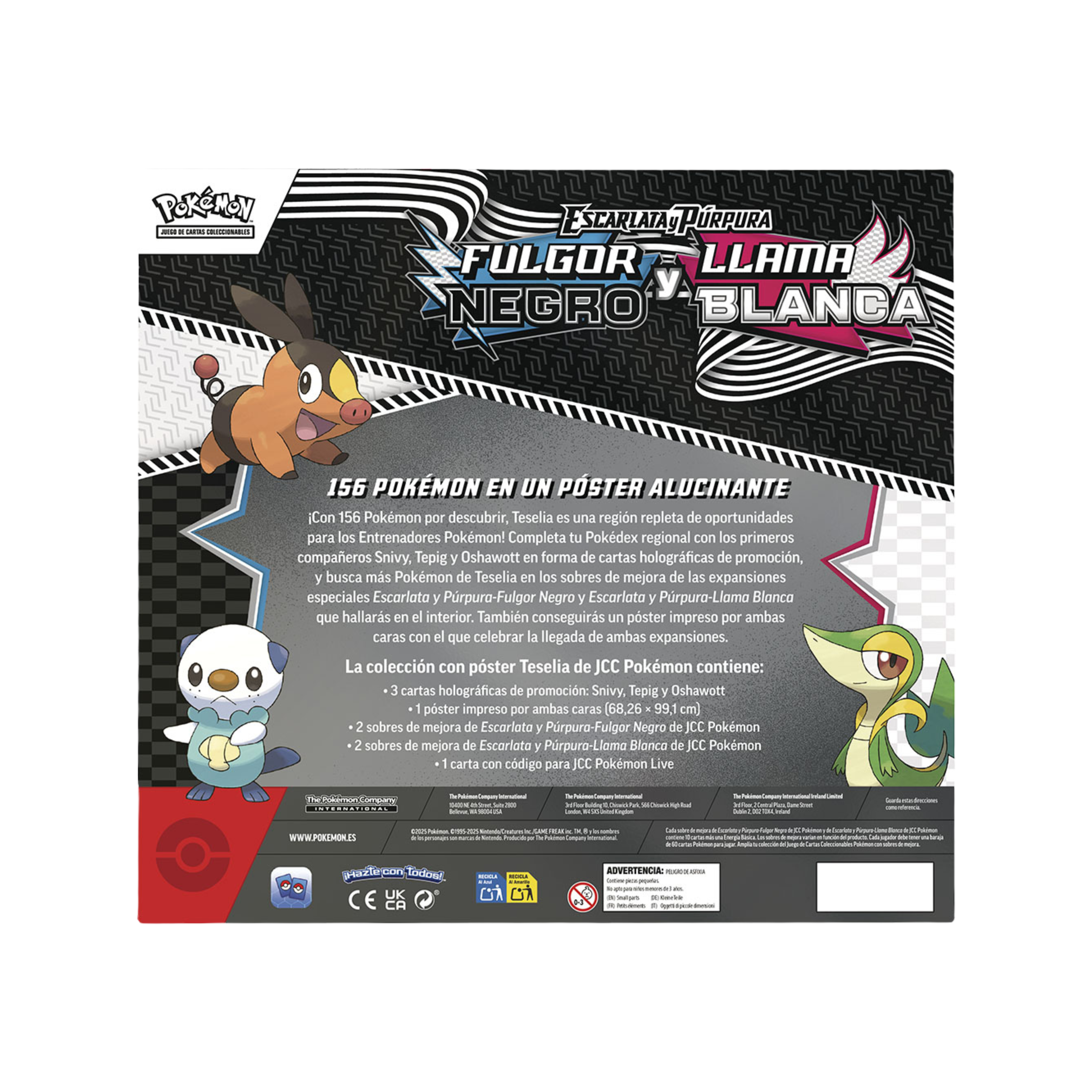 Caja Colección con Poster Fulgor Negro y Llama Blanca - Español