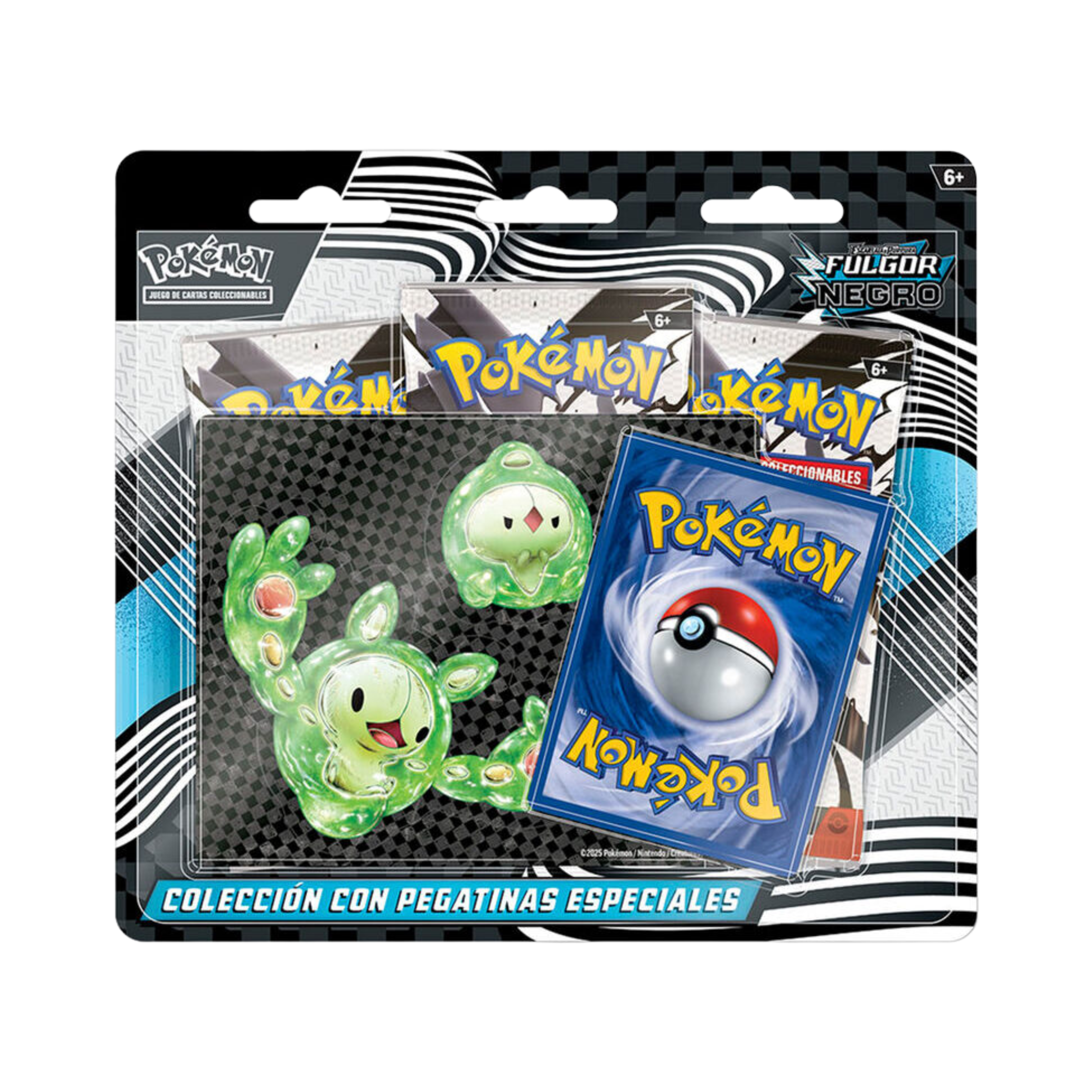 Blister Colección con Pegatinas Especiales Fulgor Negro - Español