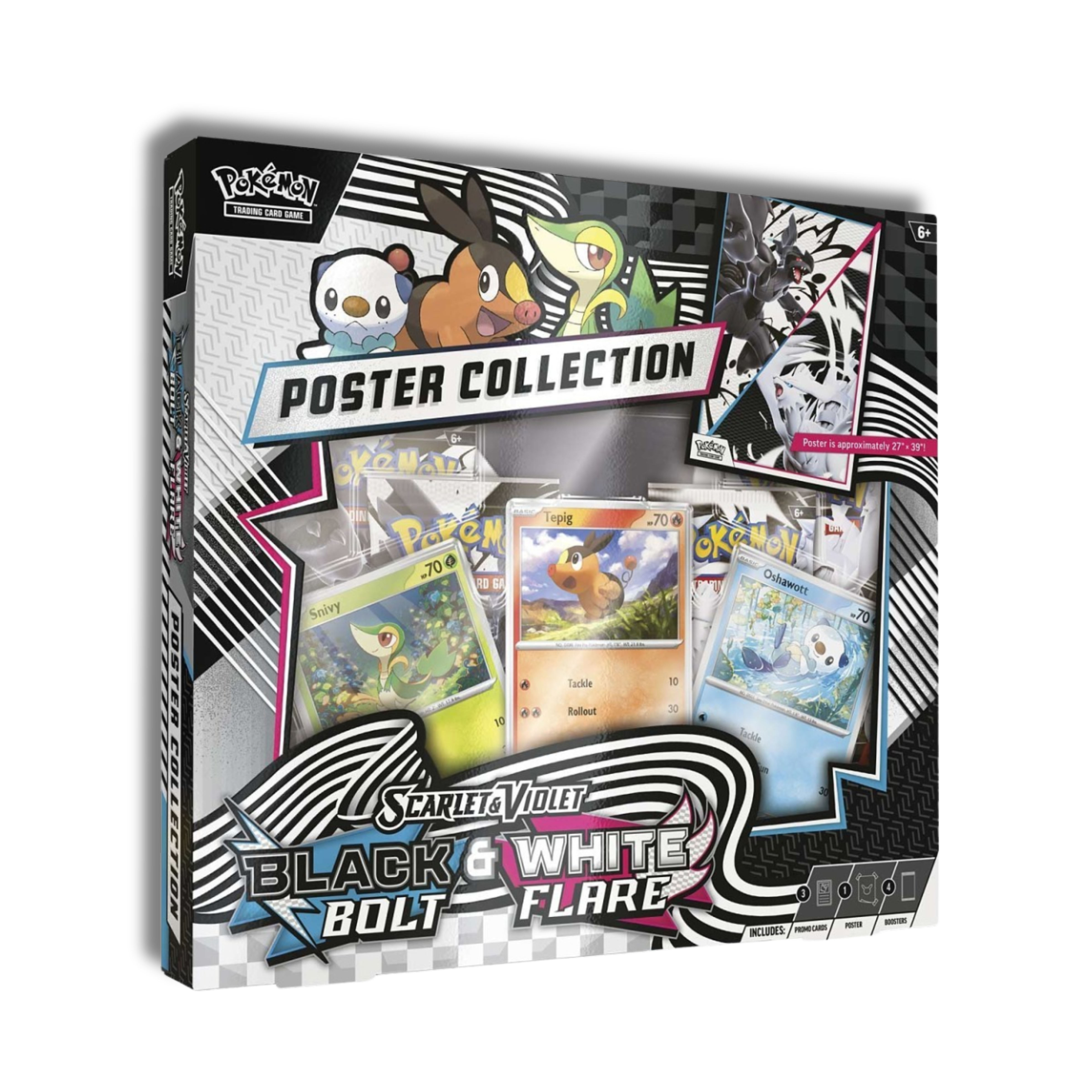 Poster Collection Black Bolt & White Flare - Ingles
