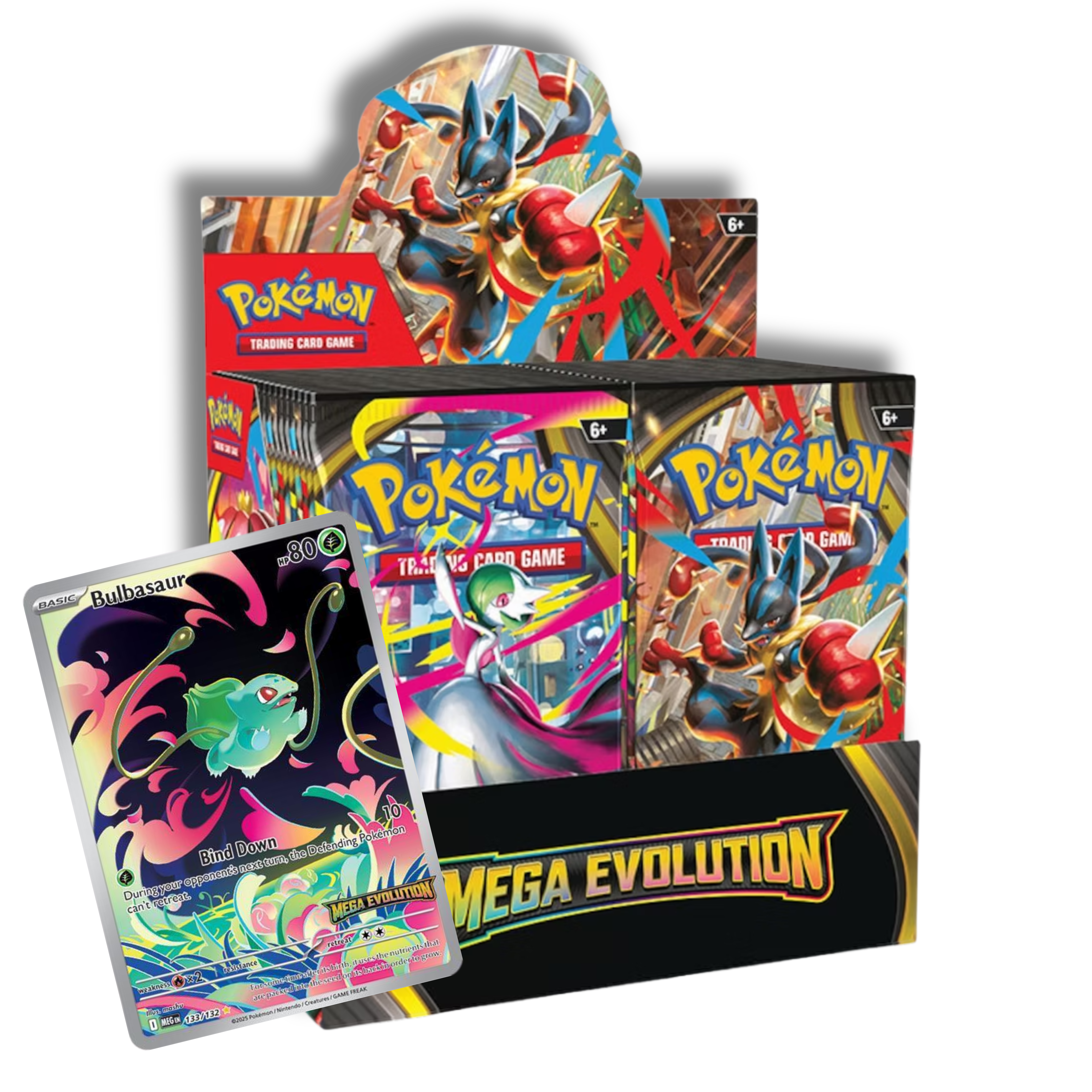 Caja de 36 Sobres de Mega Evolución + Promo Bulbasaur - Español