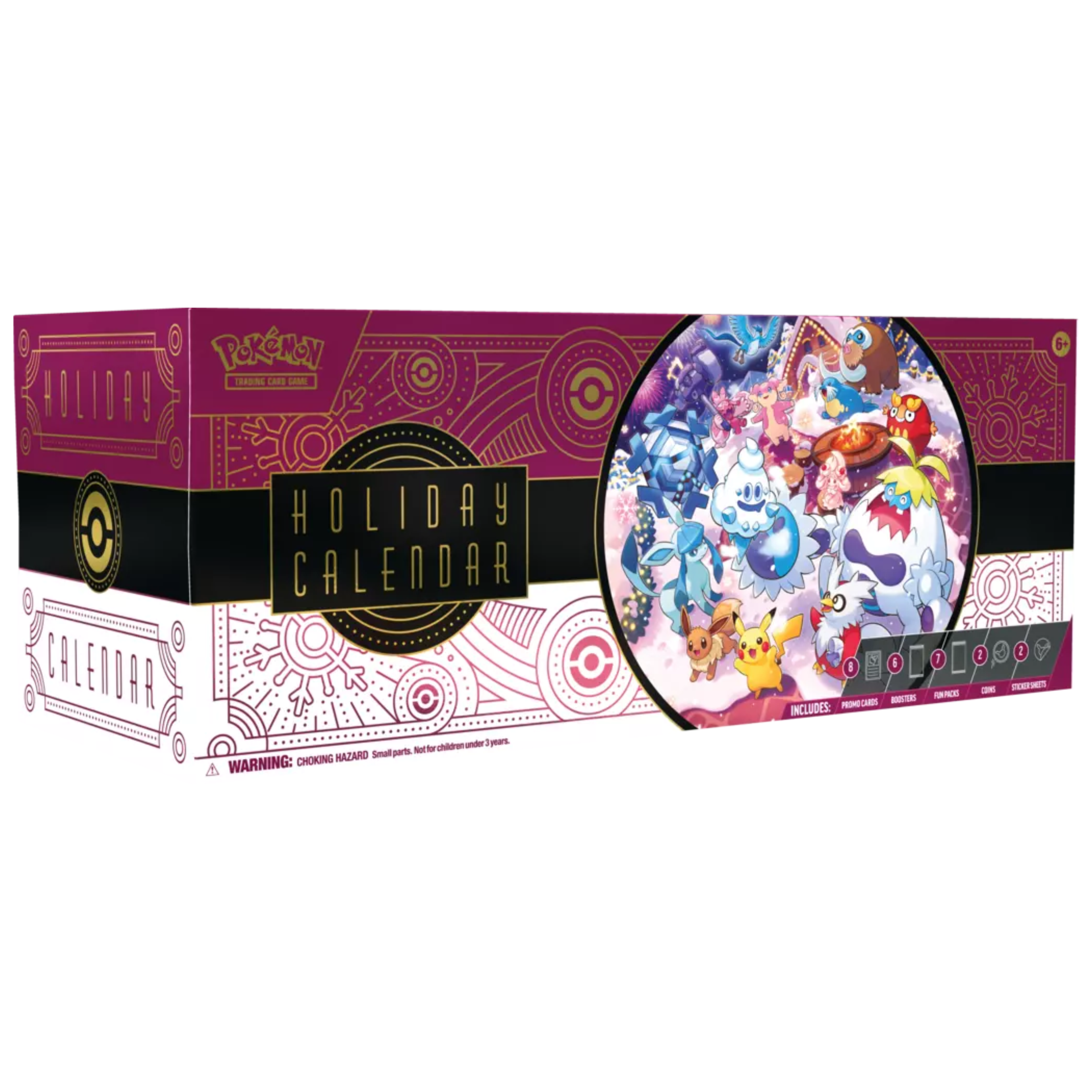 Pokemon Holiday Calendar 2025 - Inglés *Embalaje Dañado*