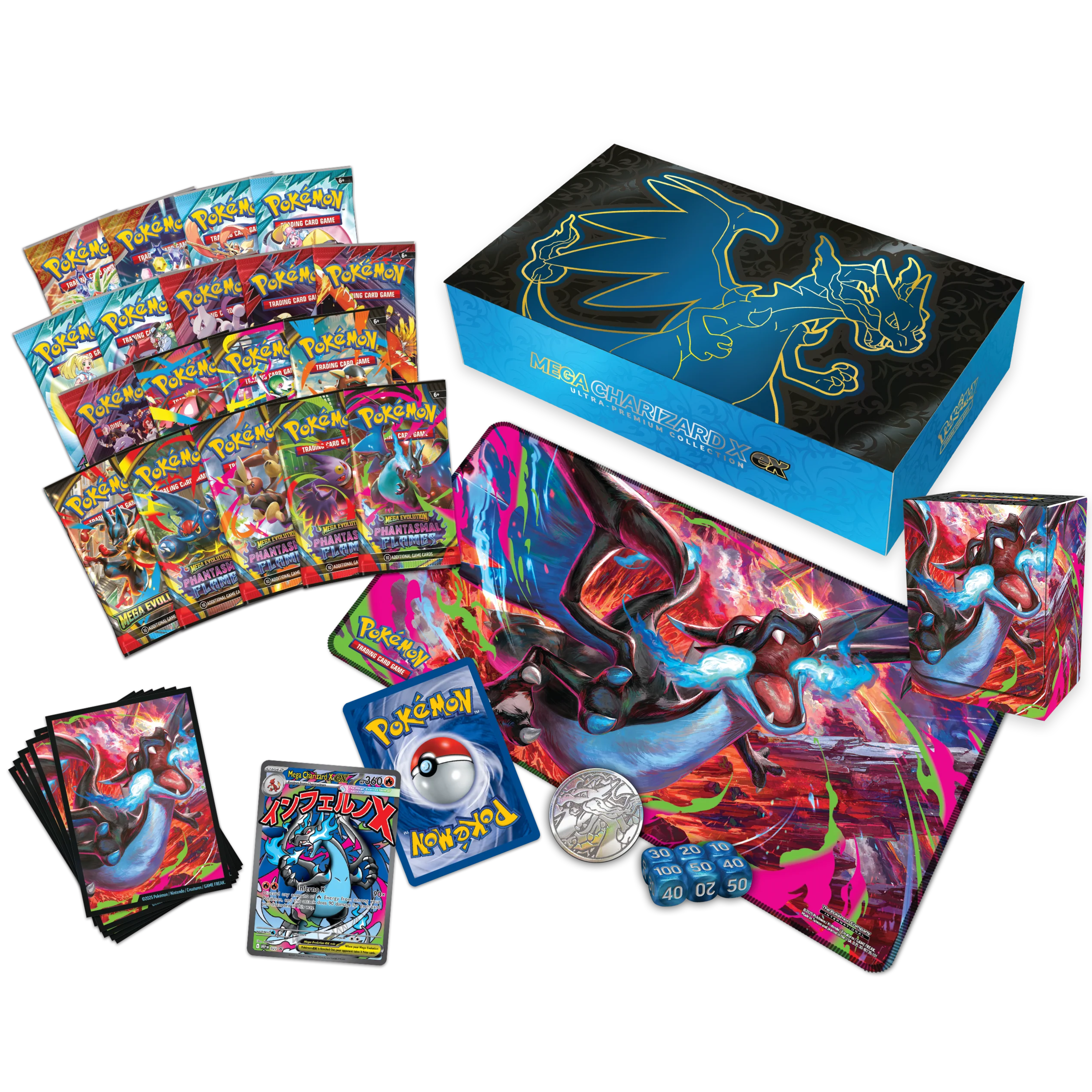 Colección Ultra Premium Mega-Charizard X EX - Español