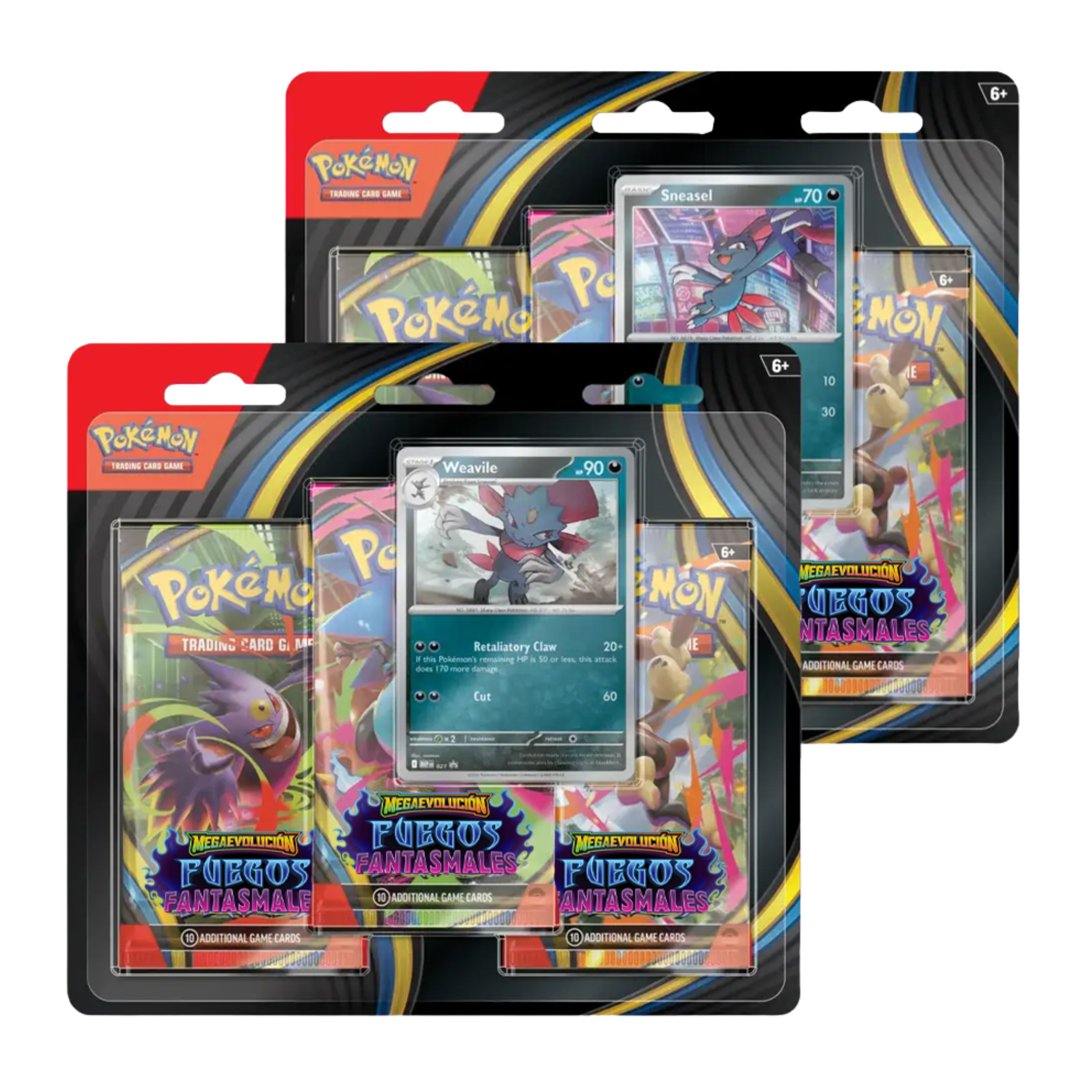 Blister Triple Fuegos Fantasmales - Español