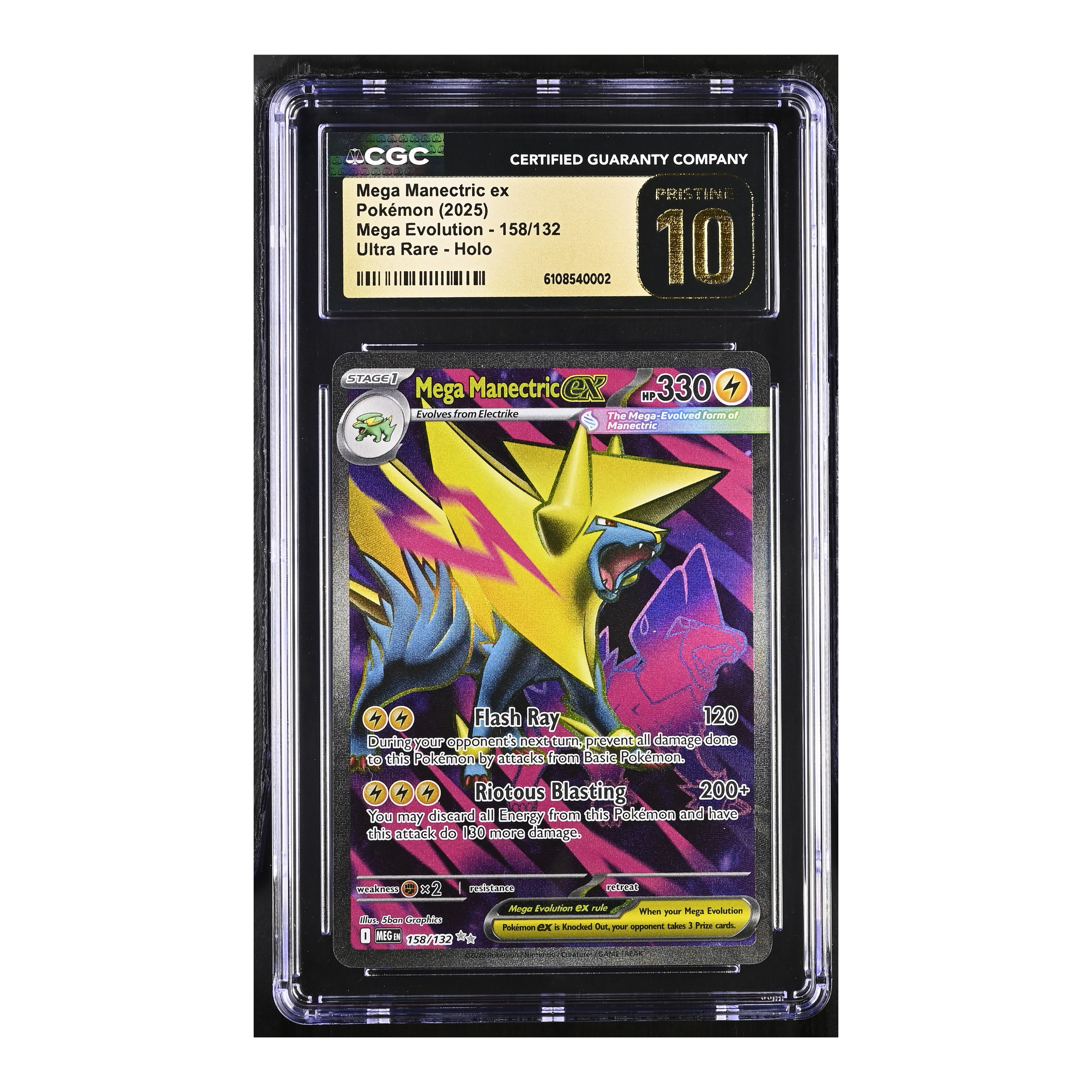 Mega Manetric EX (2025) Mega Evolution - CGC 10 PRISTINE