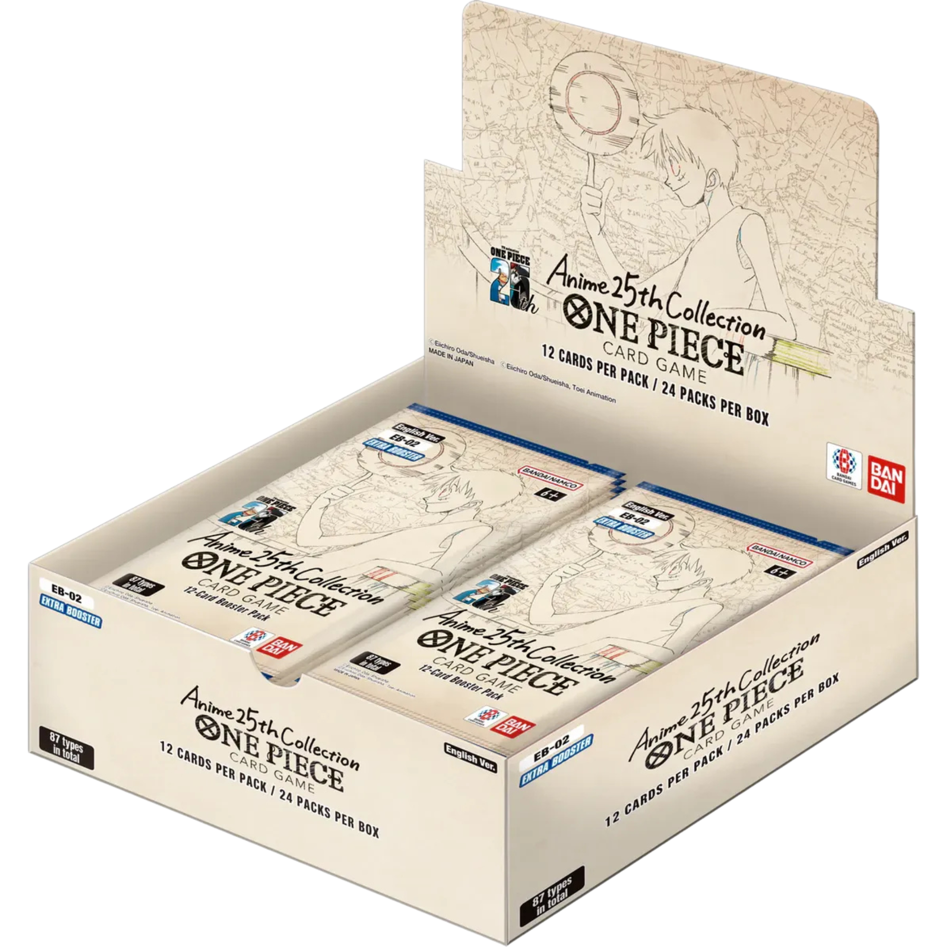 ワンピースAnime 25th Collection EB-02テープカット Caja 24 sobres One Piece TCG 25th Collections | CardZone