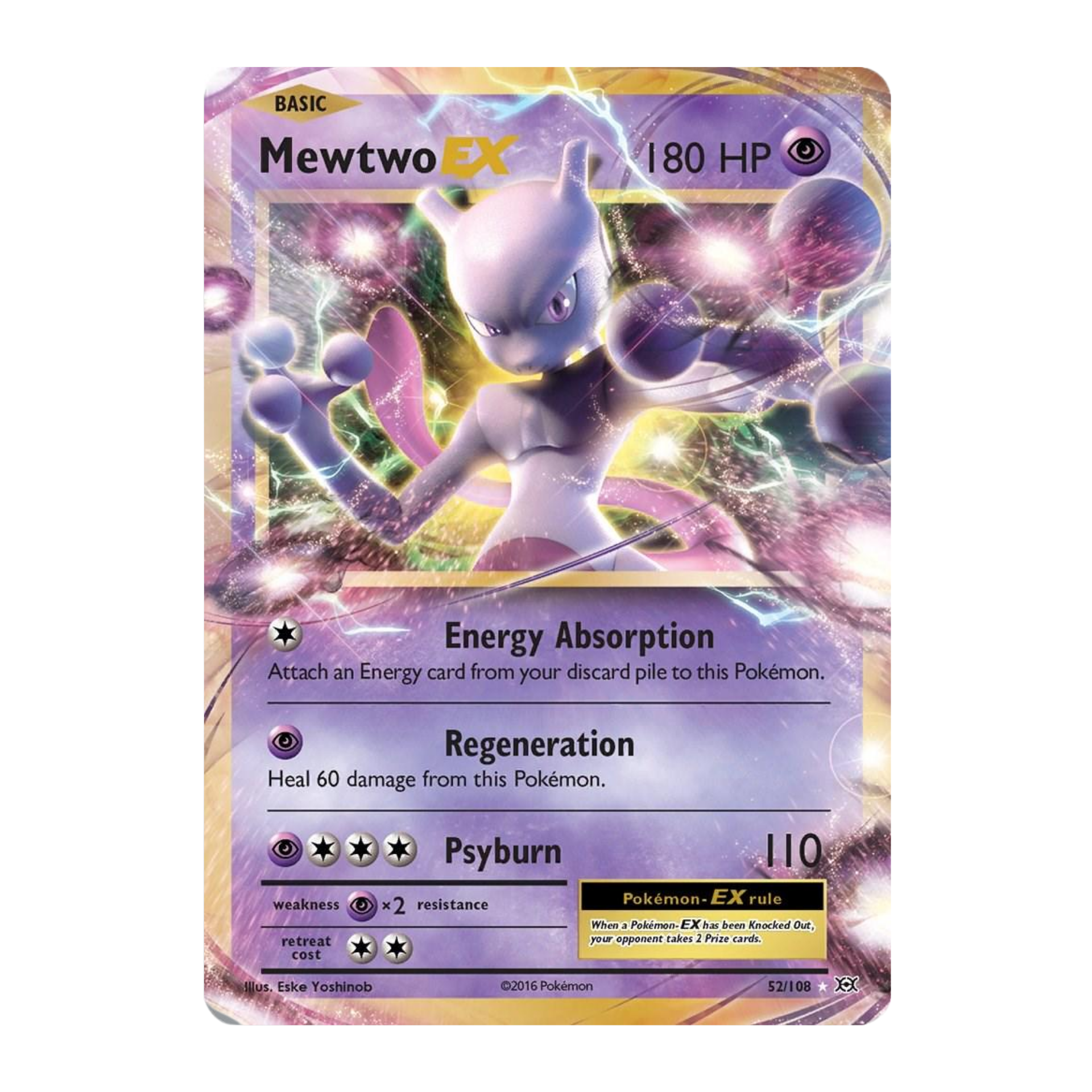 Mewtwo EX EVO 52 - EX Español