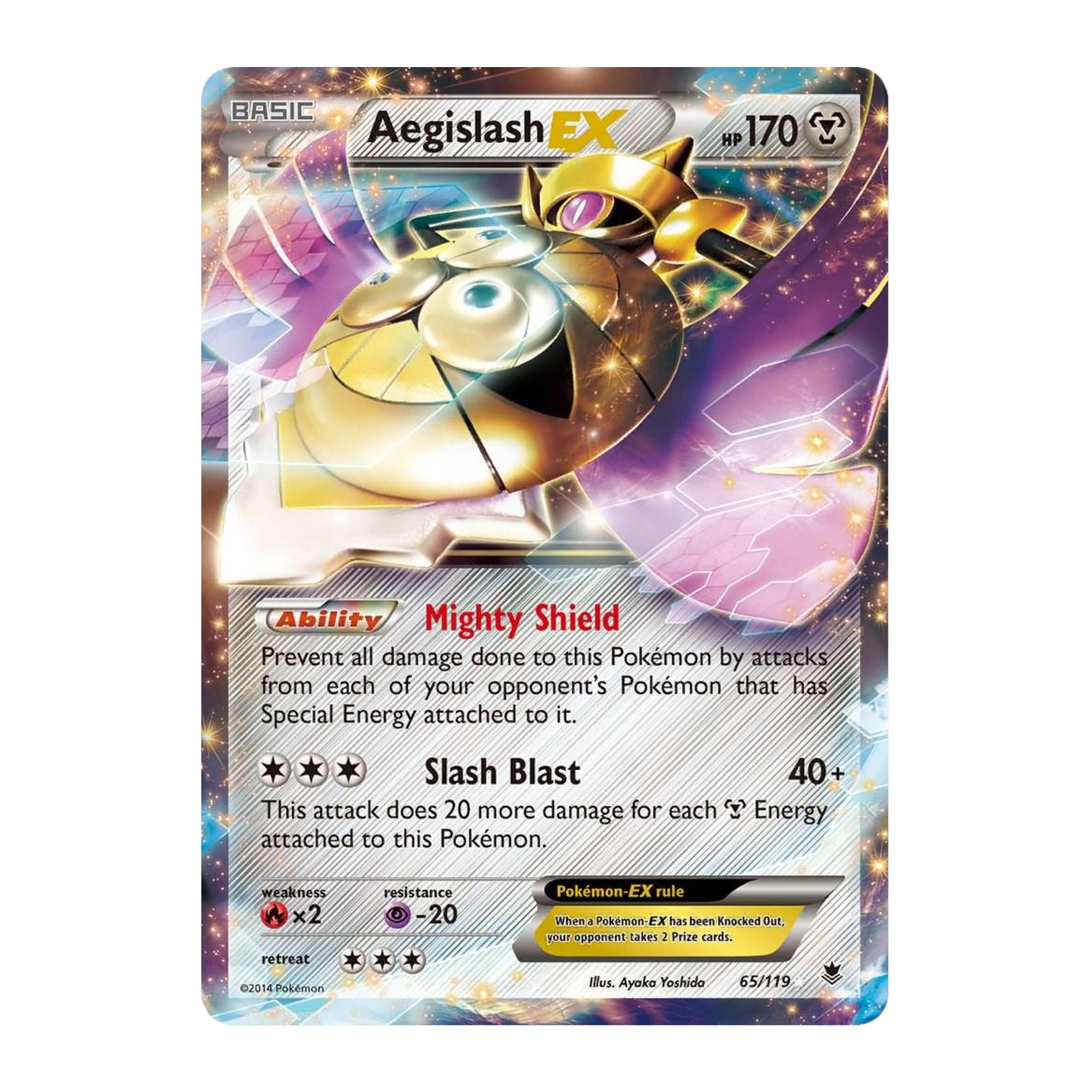 Aegislash EX PHF 65 - NM Español