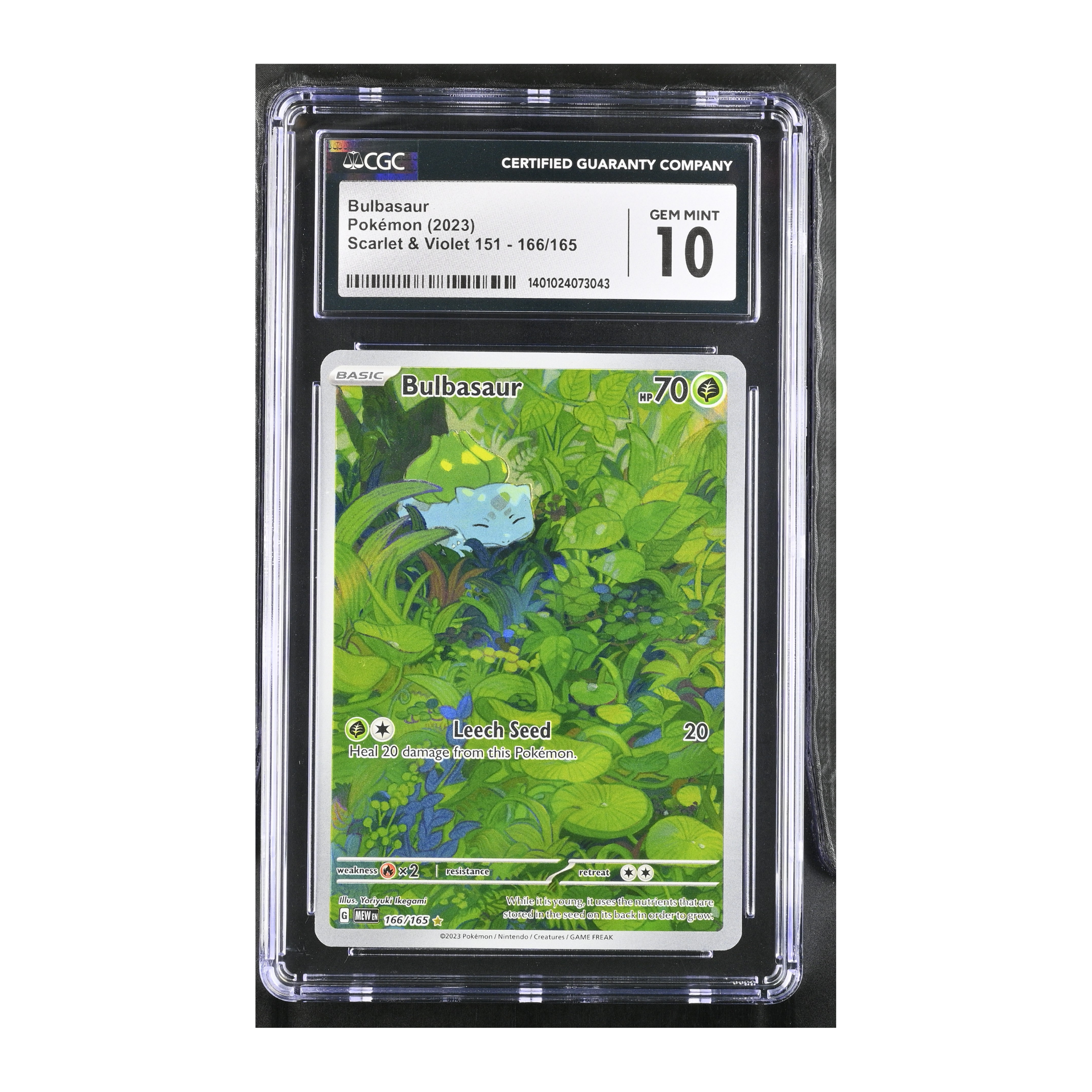 Bulbasaur (2023) Scarlet & Violet 151 - CGC 10