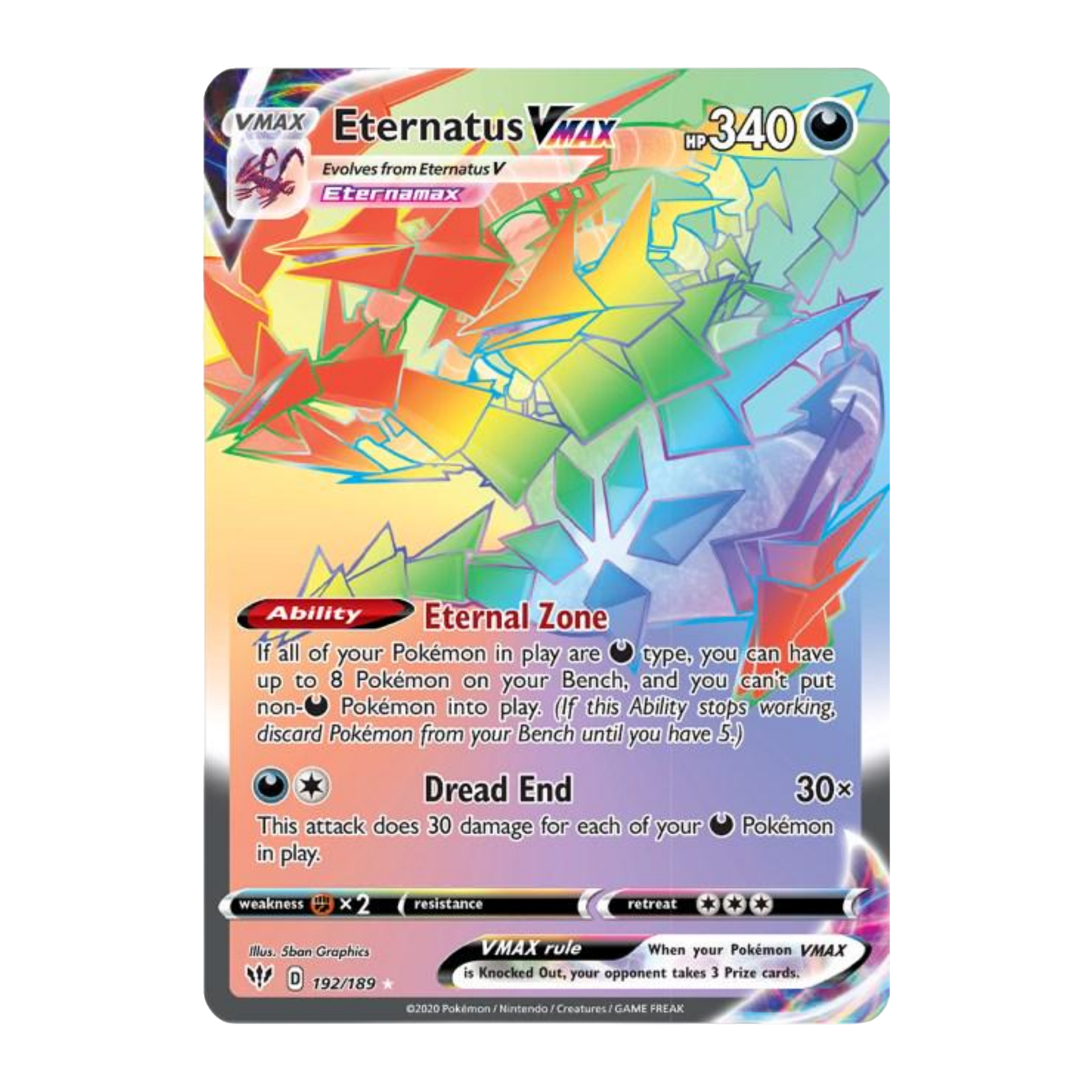 Eternatus VMAX DAA 192 - NM Inglés