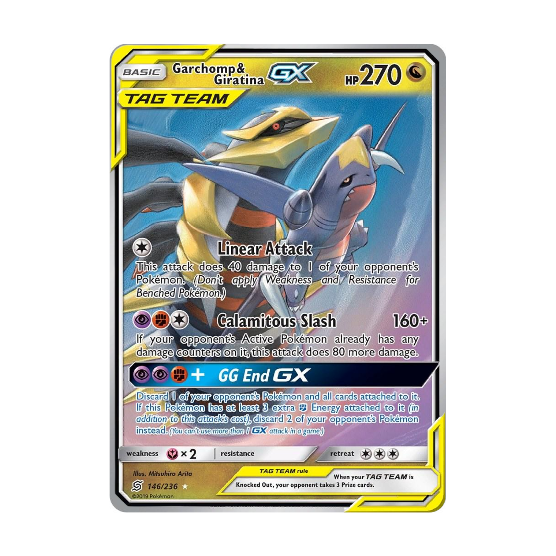 Garchomp y Giratina GX UNM 146 - NM Inglés