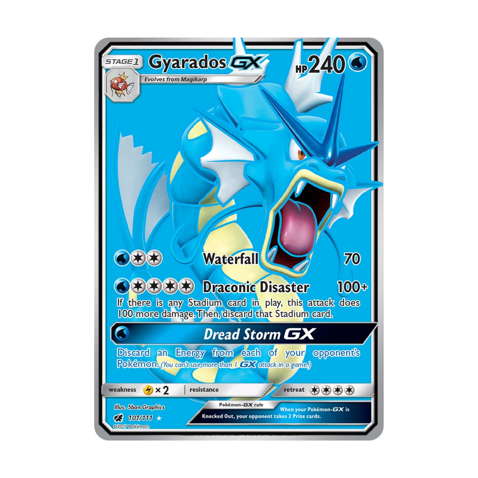 Gyarados GX CIN 101 - NM Español
