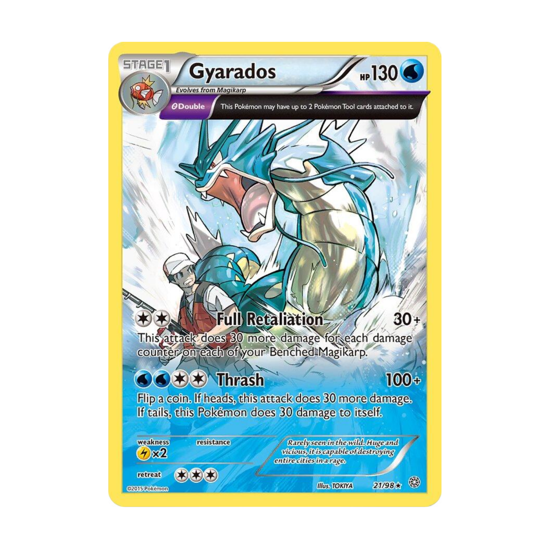 Gyarados AOR 21 NO HOLO - EX Español