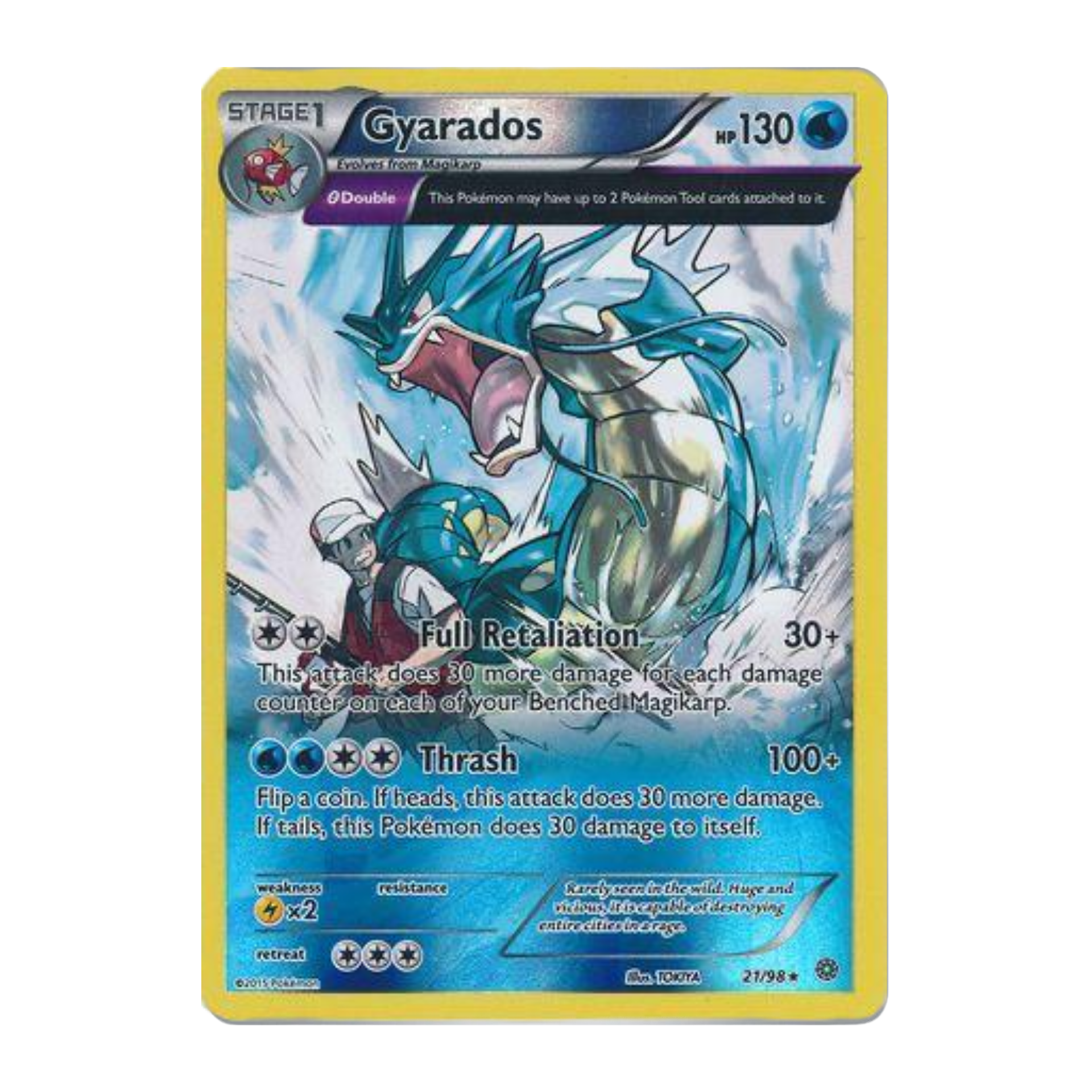 Gyarados Reverse Holo AOR 21 - EX Español