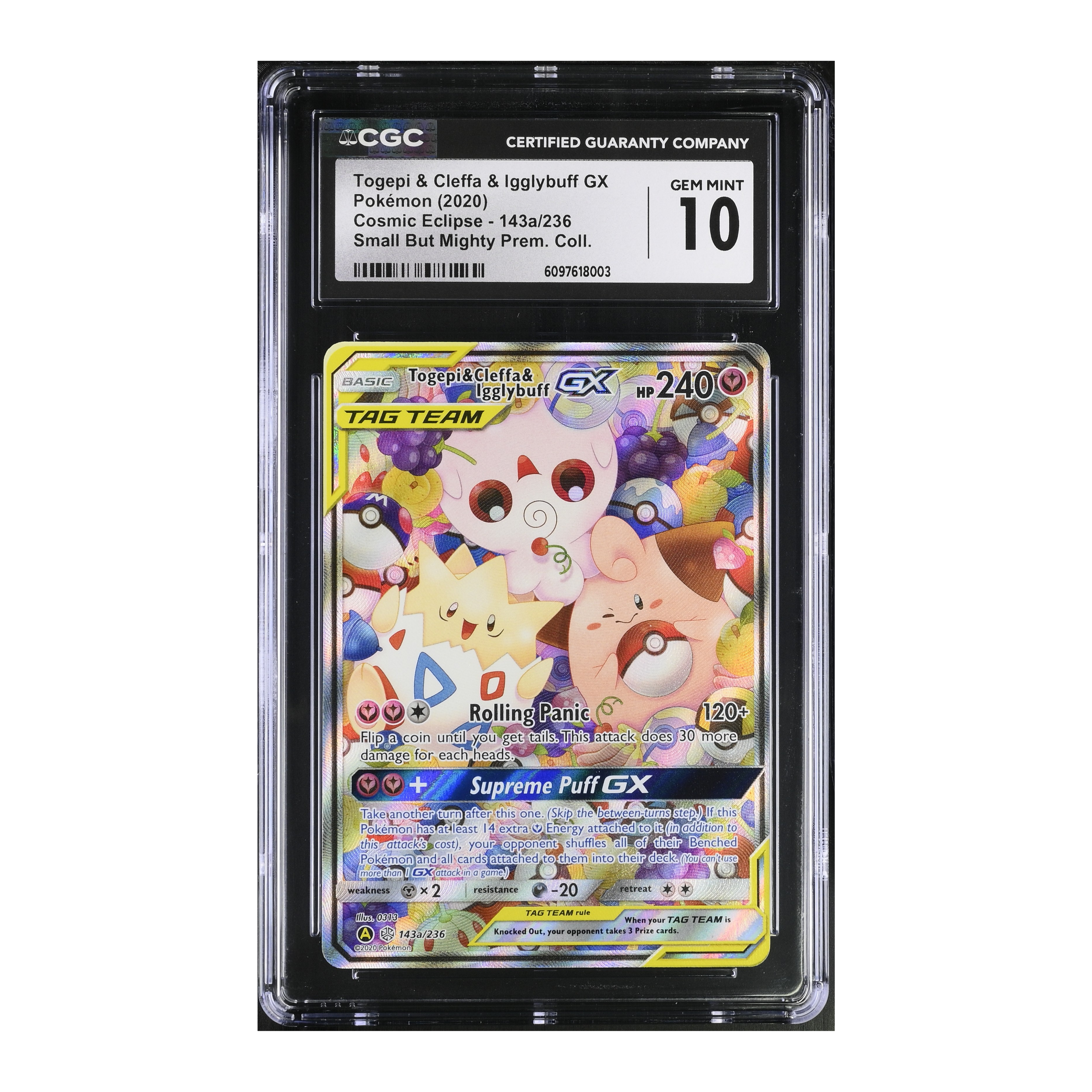 Togepi & Cleffa & Igglybuff GX (2020) Cosmic Eclipse - CGC 10