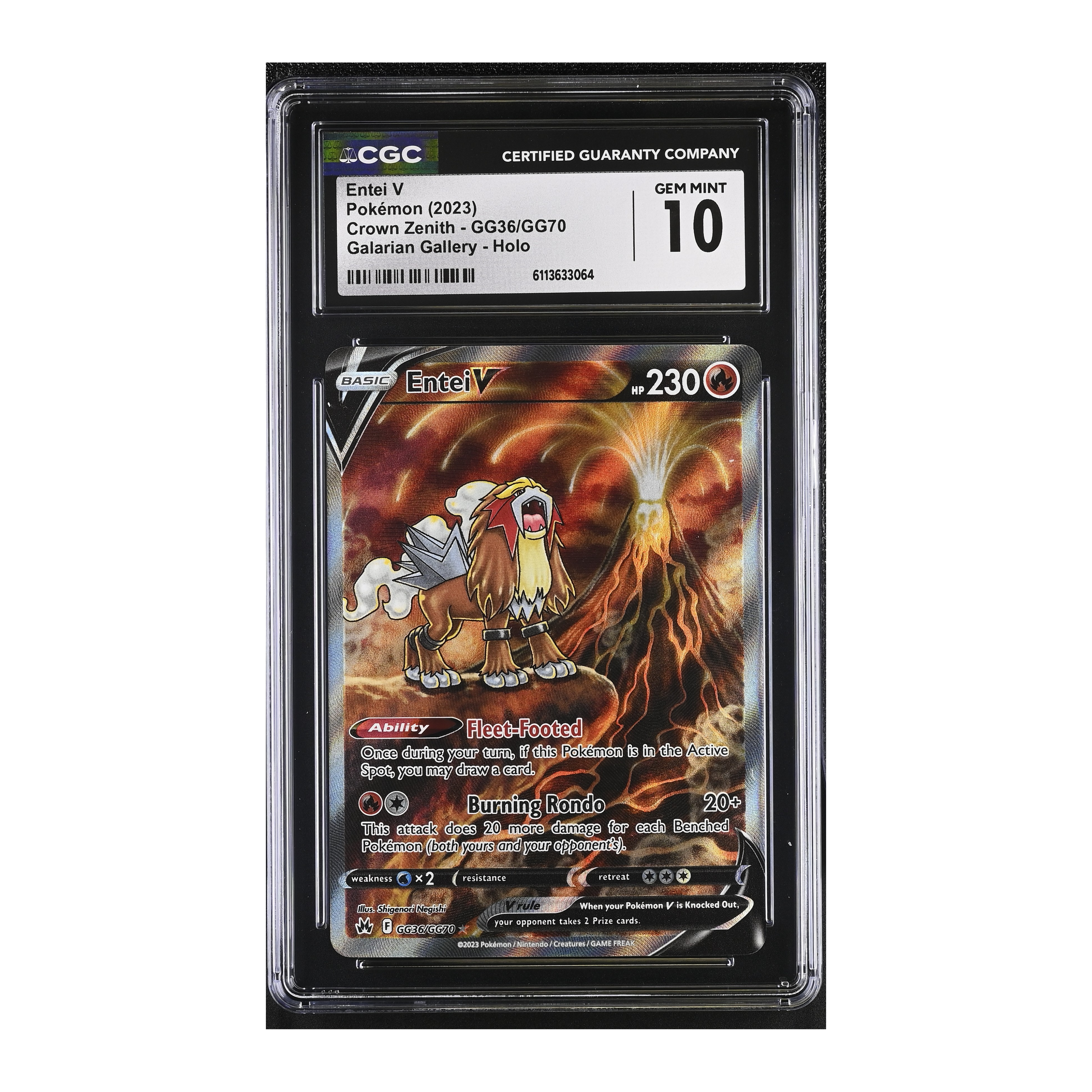 Entei V (2023) Crown Zenith - CGC 10