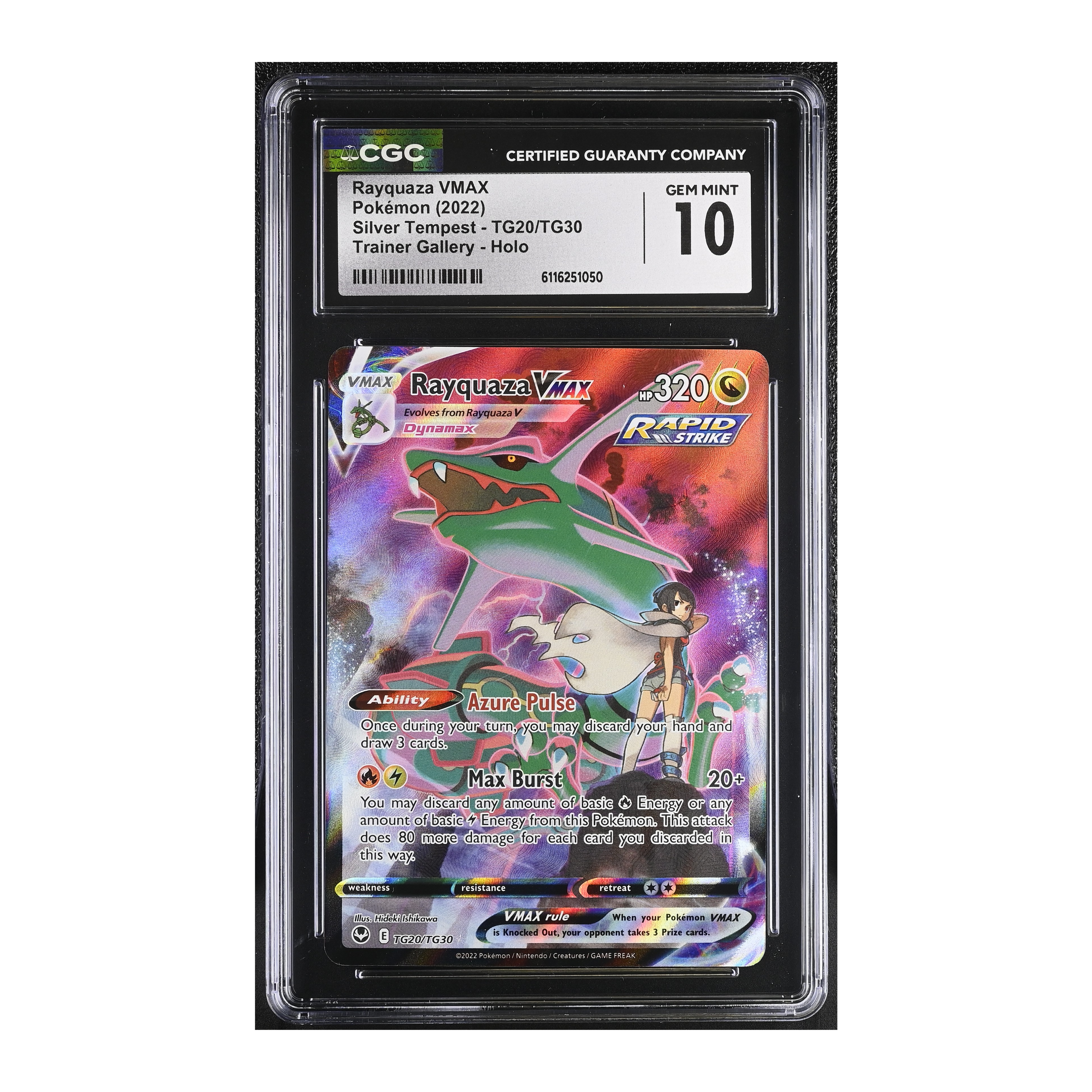 Rayquaza VMAX (2022) Silver Tempest - CGC 10