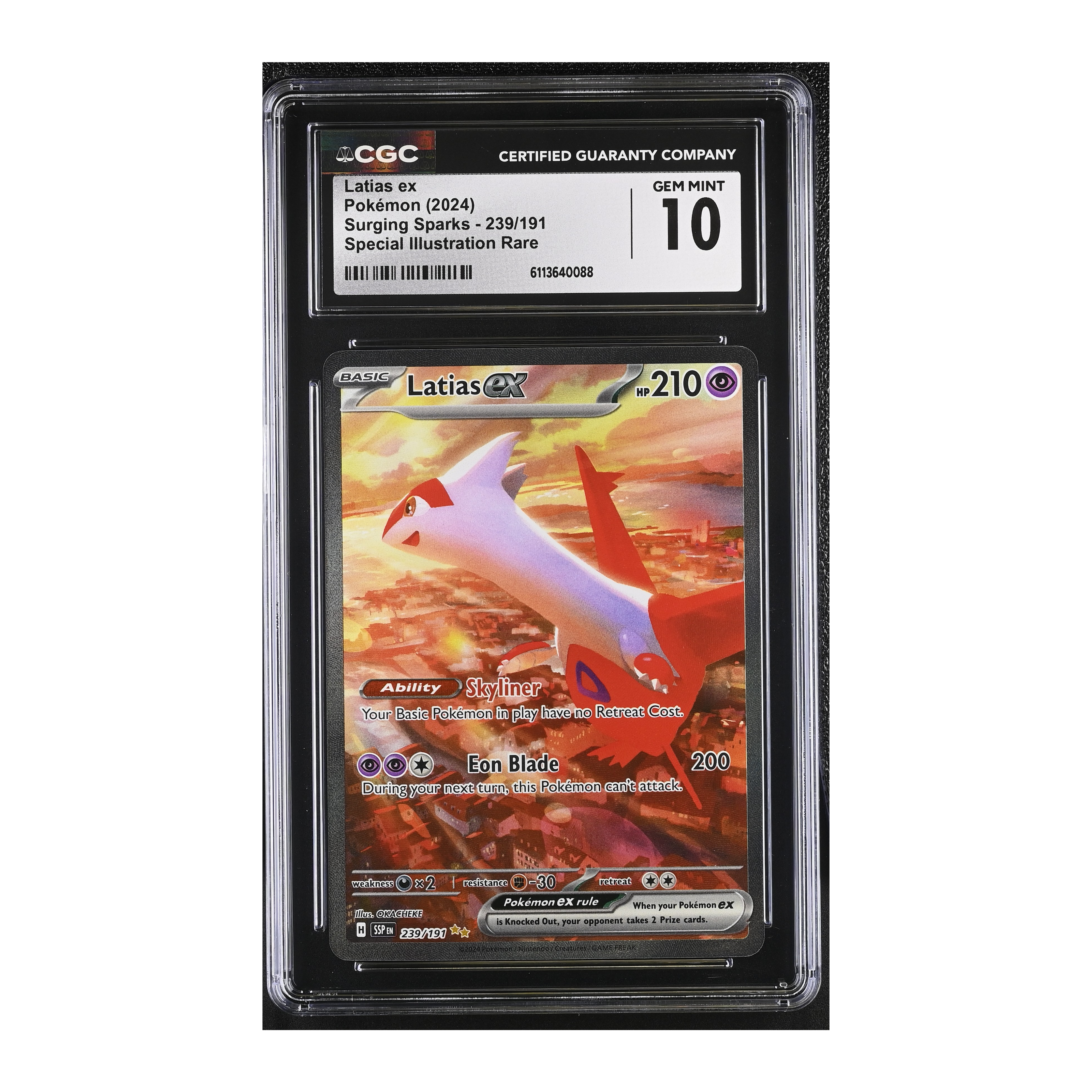 Latias EX (2024) Surging Sparks - CGC 10