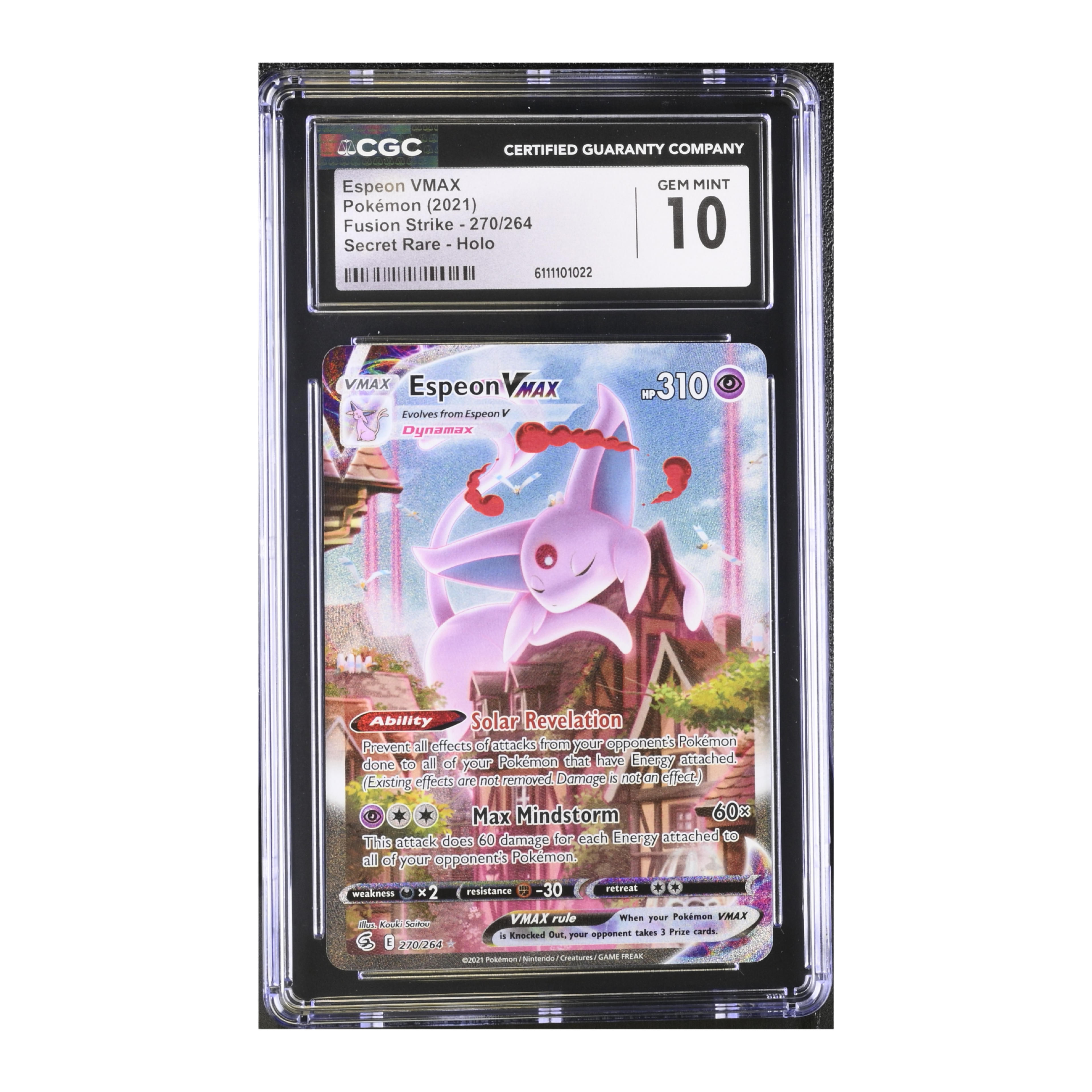 Espeon VMAX (2021) Fusion Strike - CGC 10