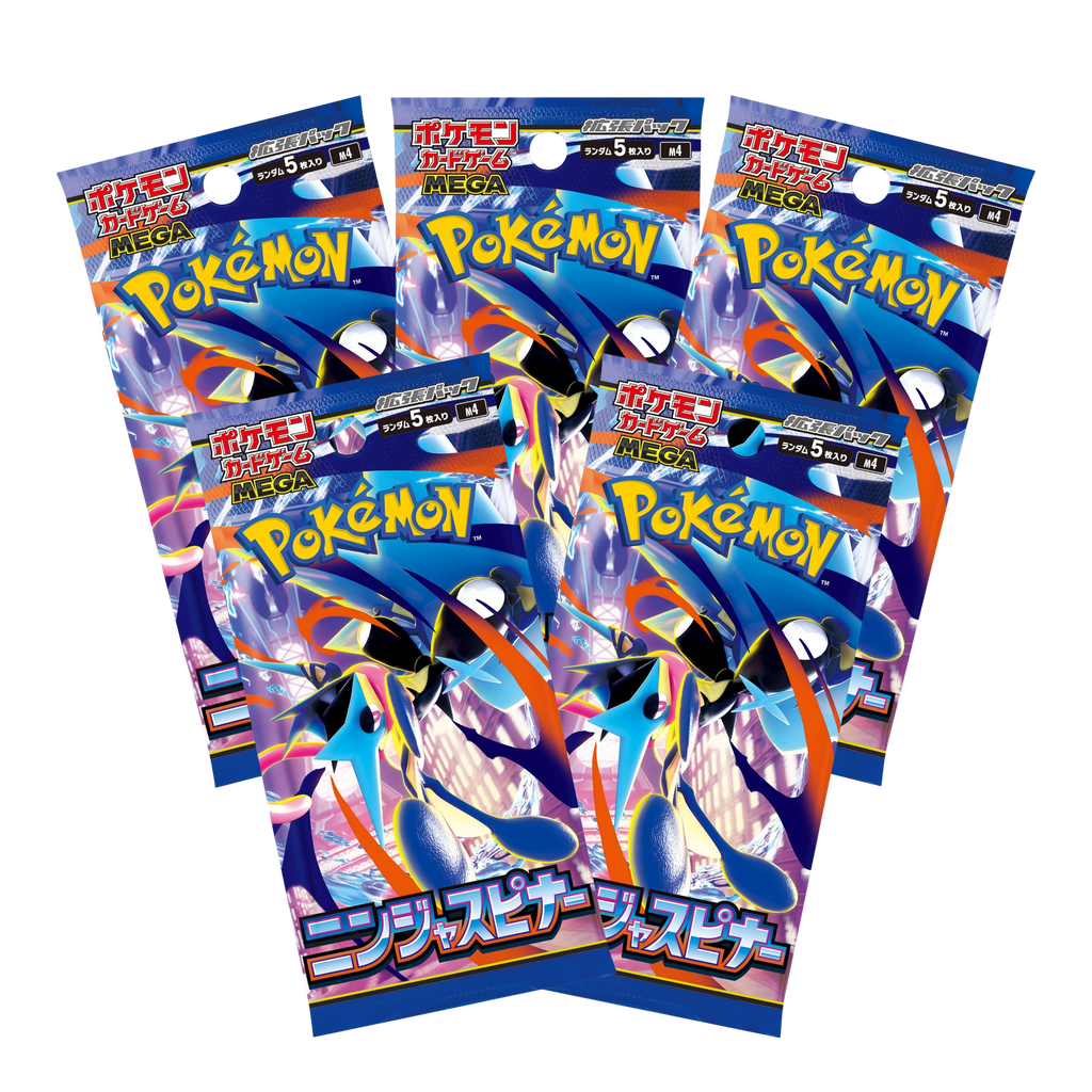 Pack 5 Sobres Pokemon Ninja Spinner - Japones