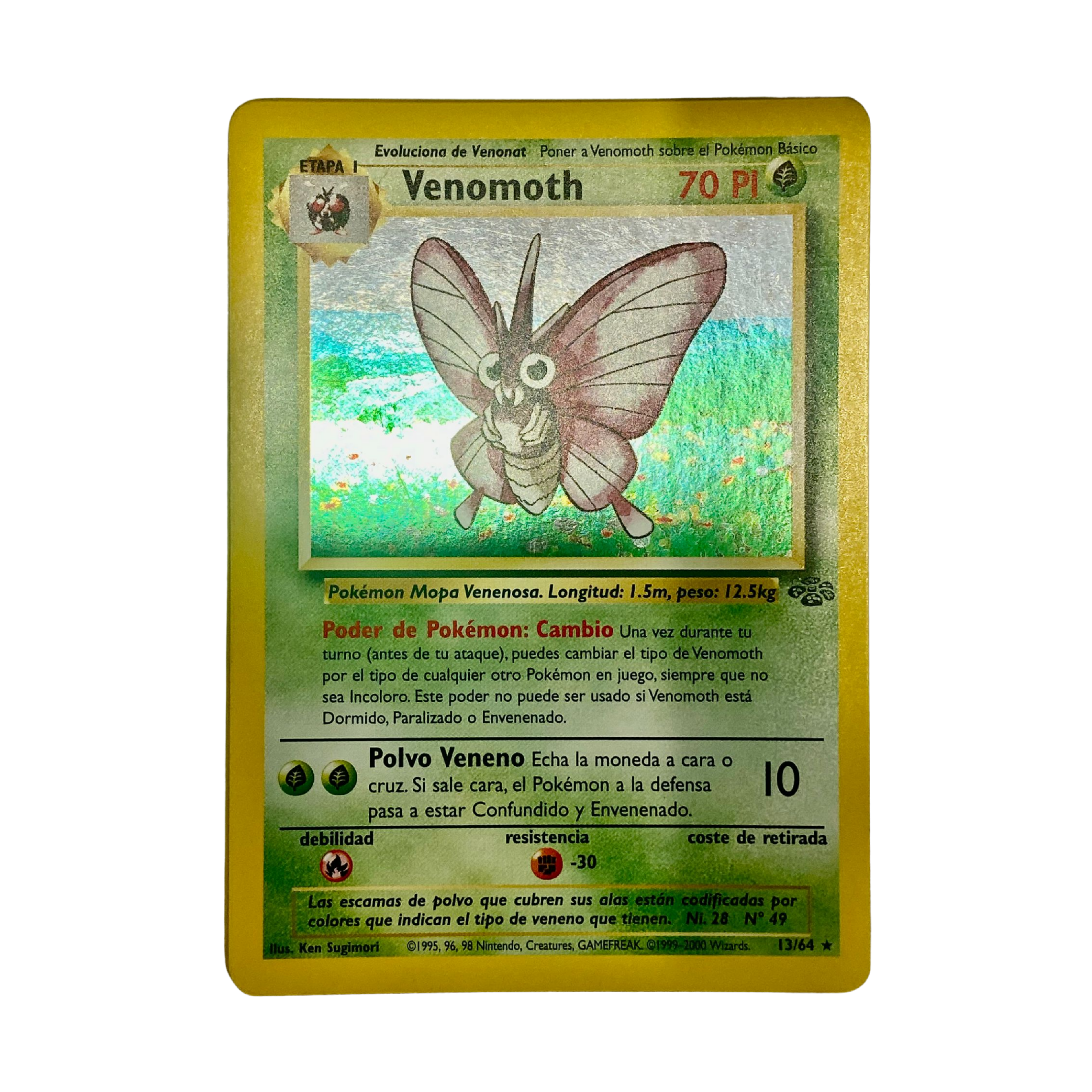 Venomoth JU 13 Holo - EX Español