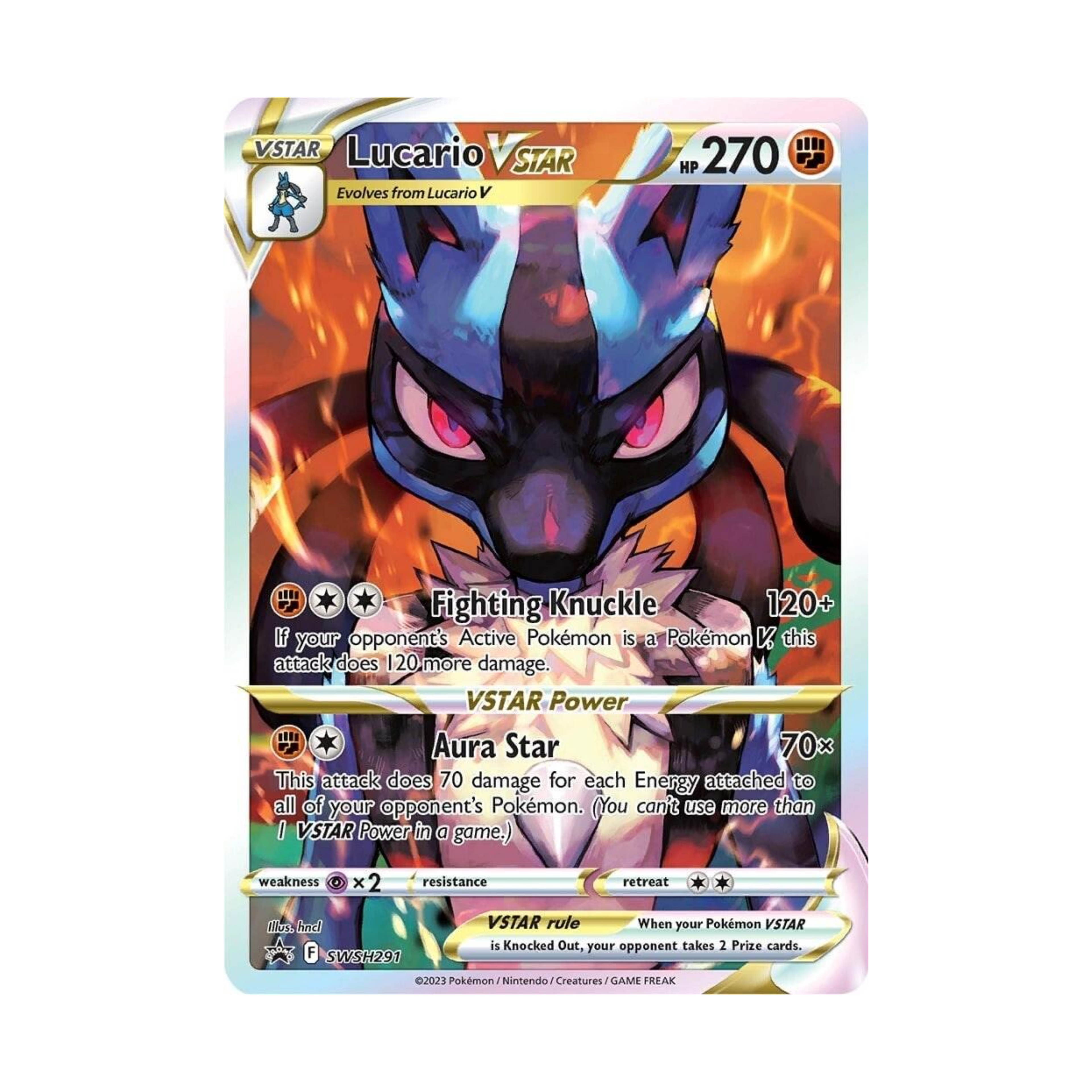 Lucario V-Astro SWSH 291 - NM Español
