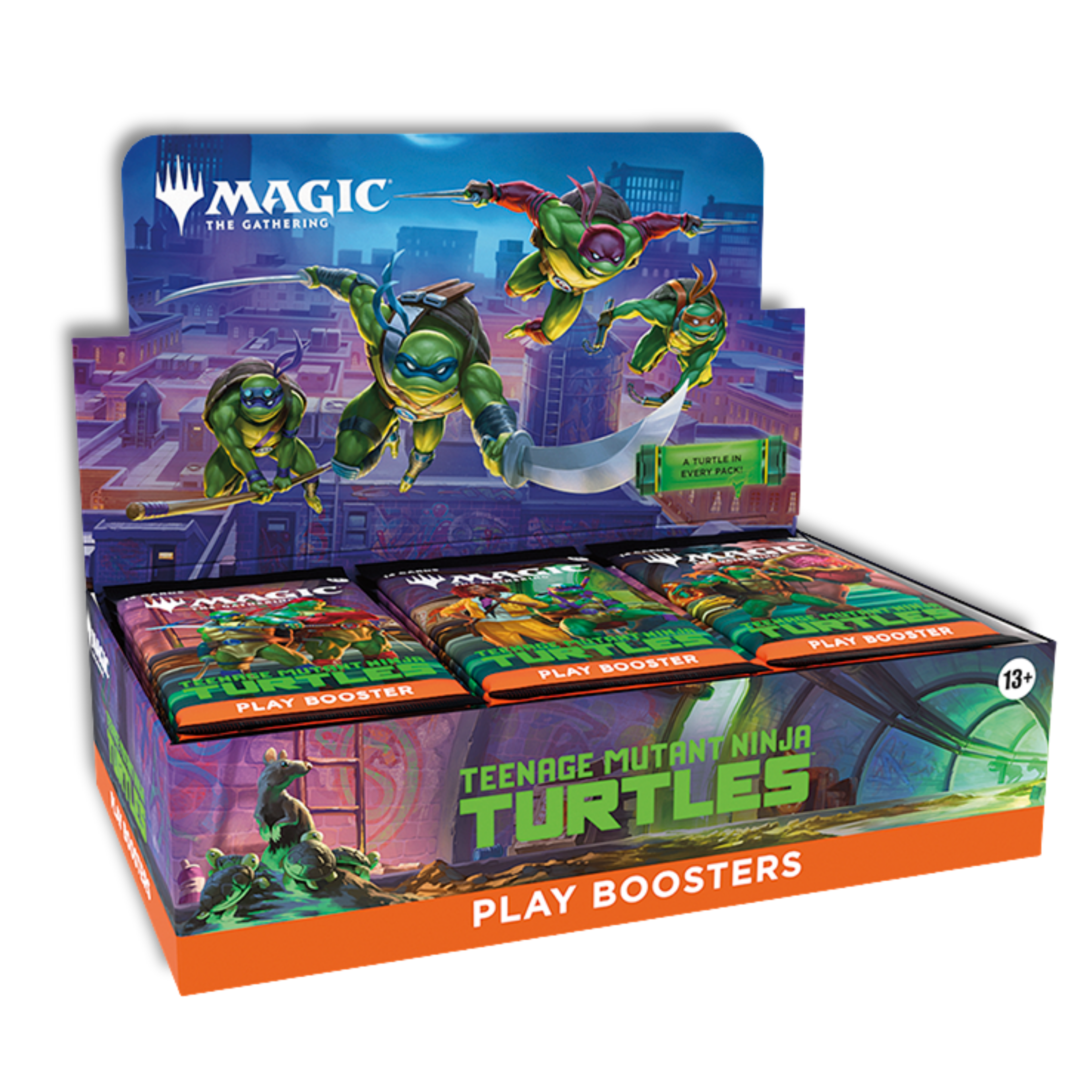 Caja de Sobres Ninja Turtles Play Boosters Magic the Gathering - Ingles