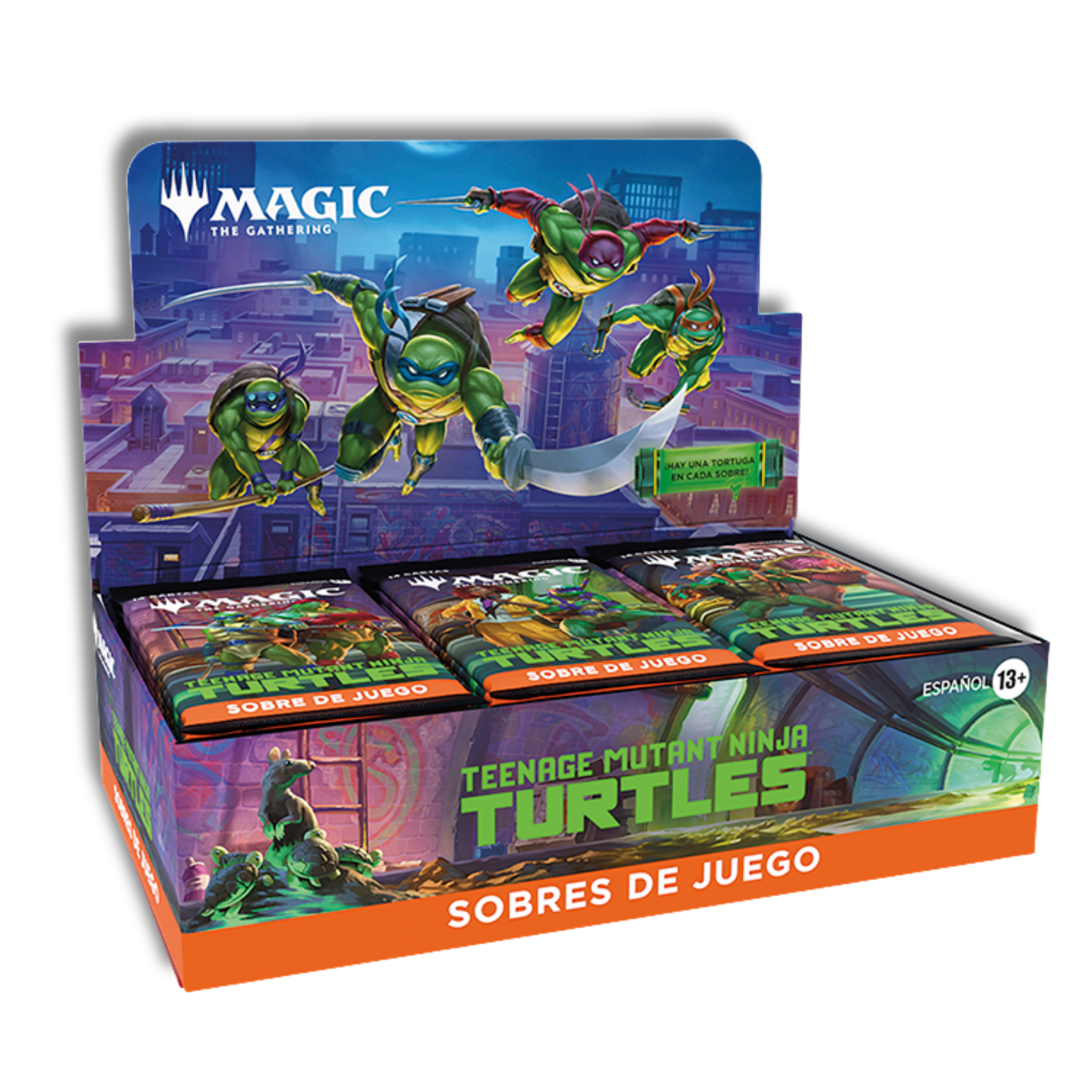 Caja de Sobres Ninja Turtles Play Boosters Magic the Gathering - Español