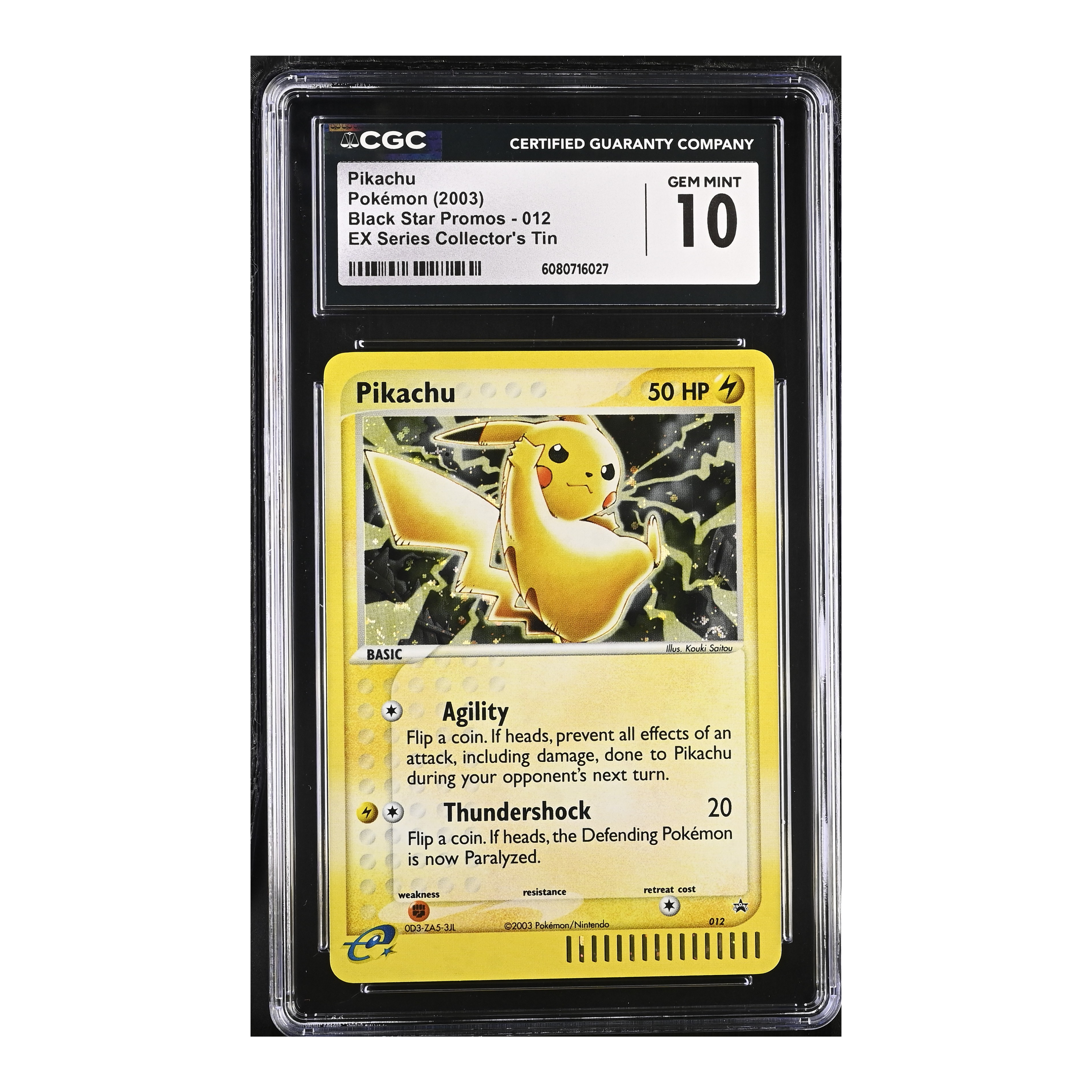 Pikachu (2003) Black Star Promos EX Series - CGC 10