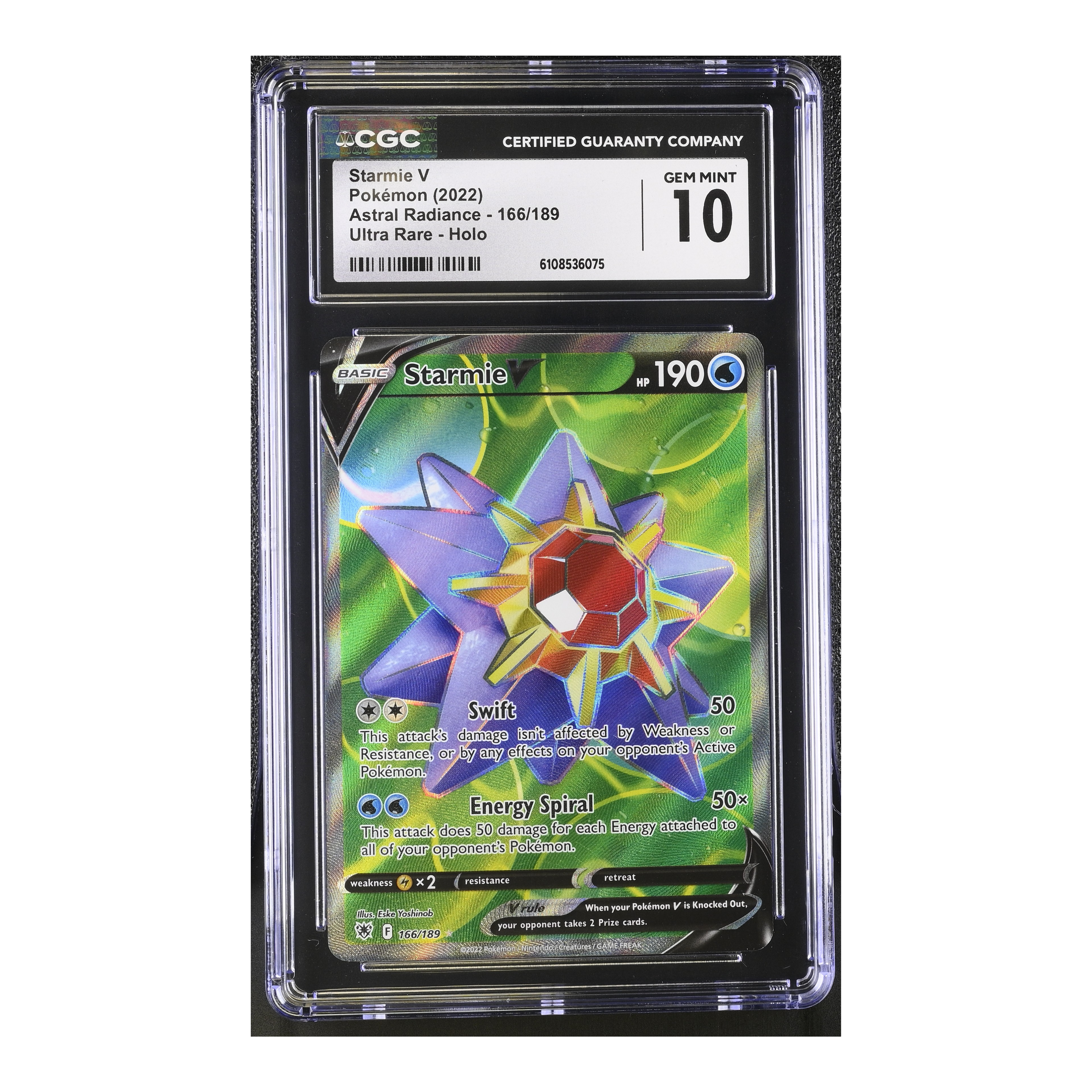 Starmie V (2022) Astral Radiance - CGC 10