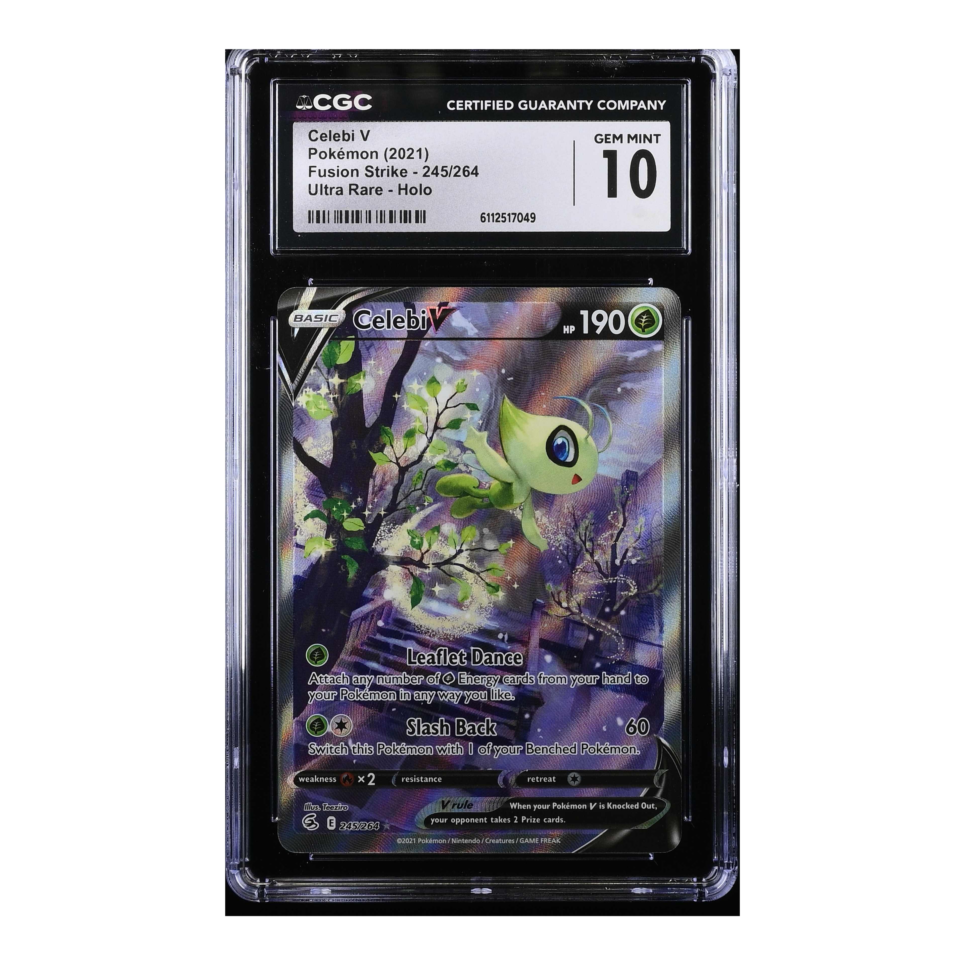 Celebi V (2021) Fusion Strike - CGC 10