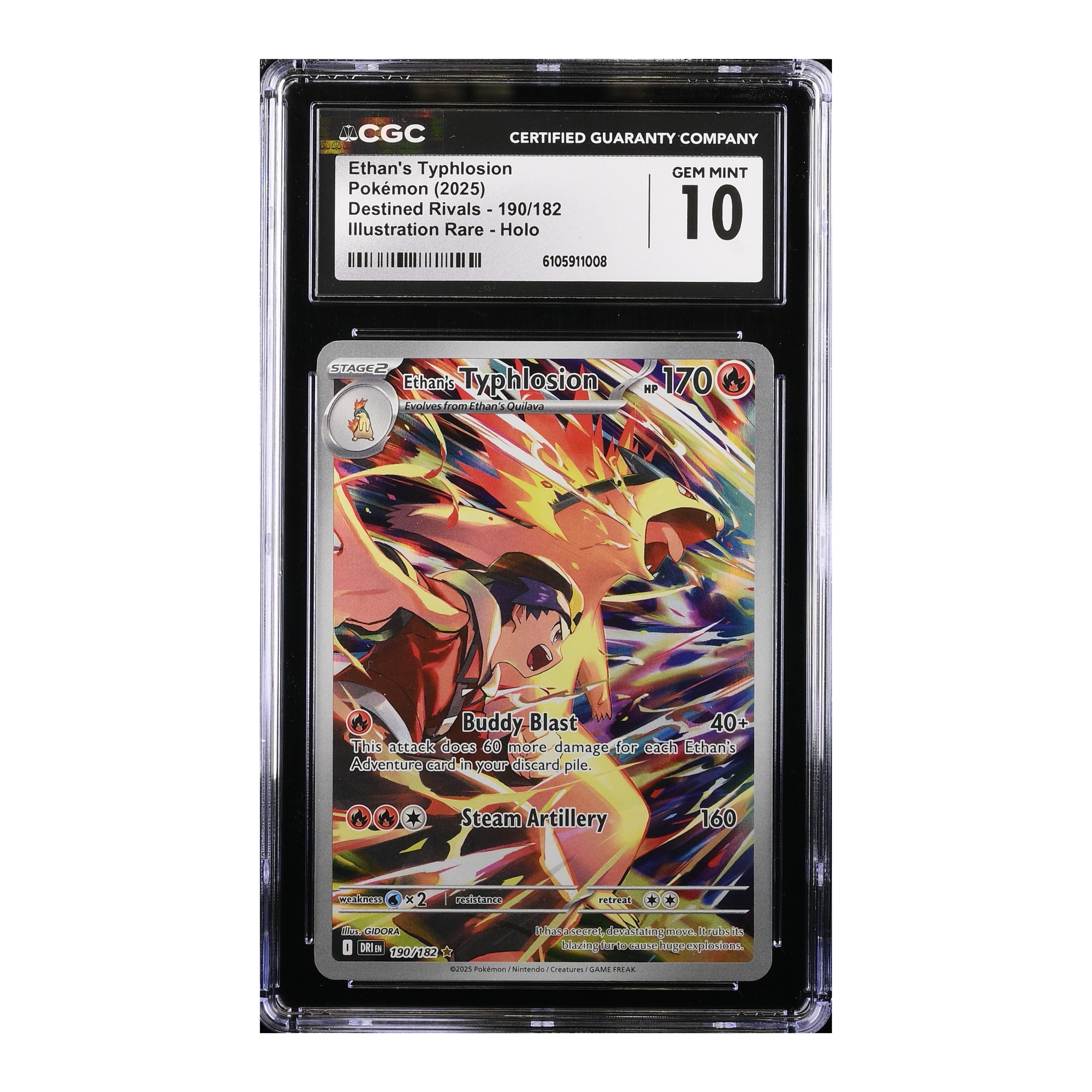Ethan´s Typhlosion (2025) Destined Rivals - CGC 10
