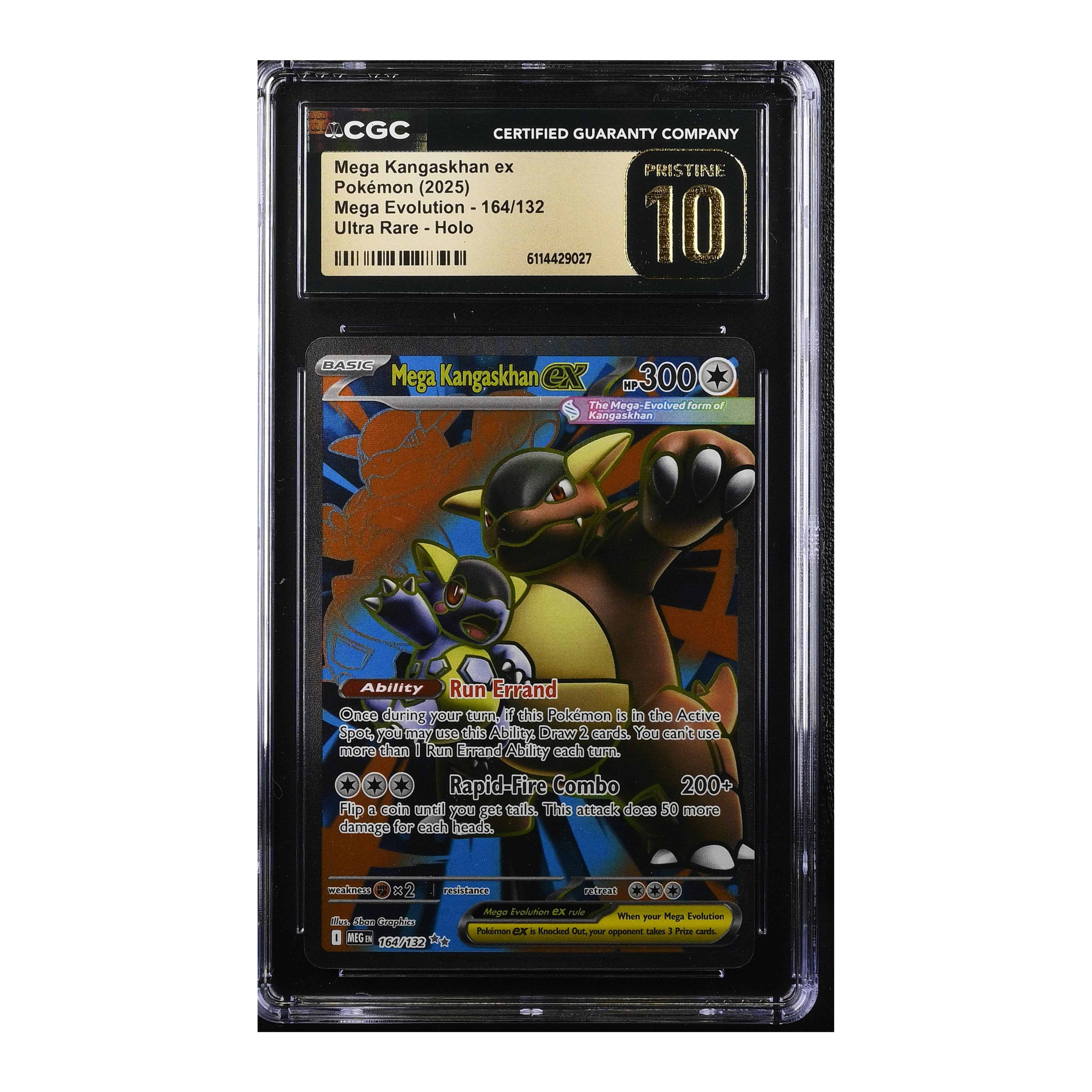 Mega Kangaskhan EX (2025) Mega Evolution - CGC 10 PRISTINE