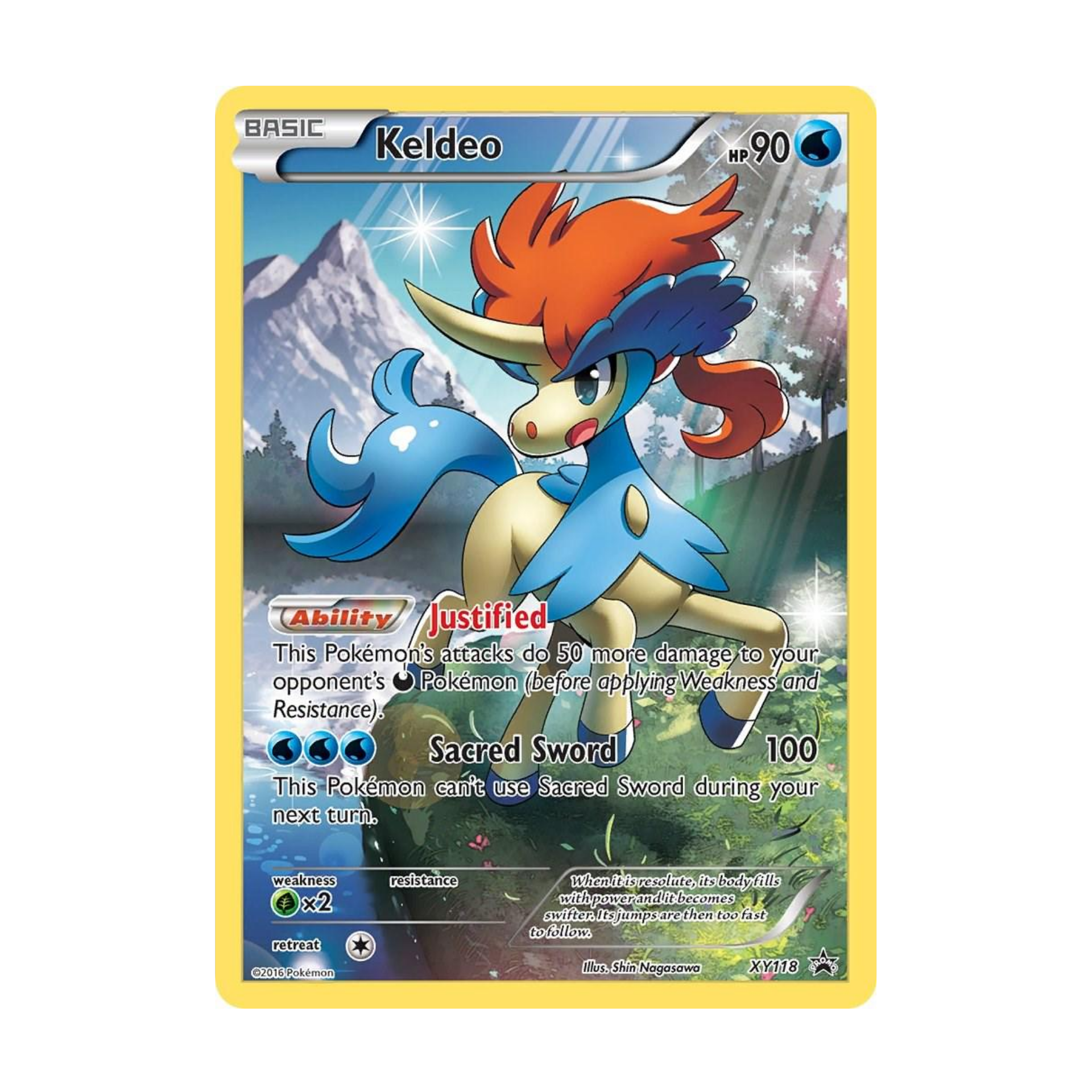 Keldeo XYPR 118 - EX Español