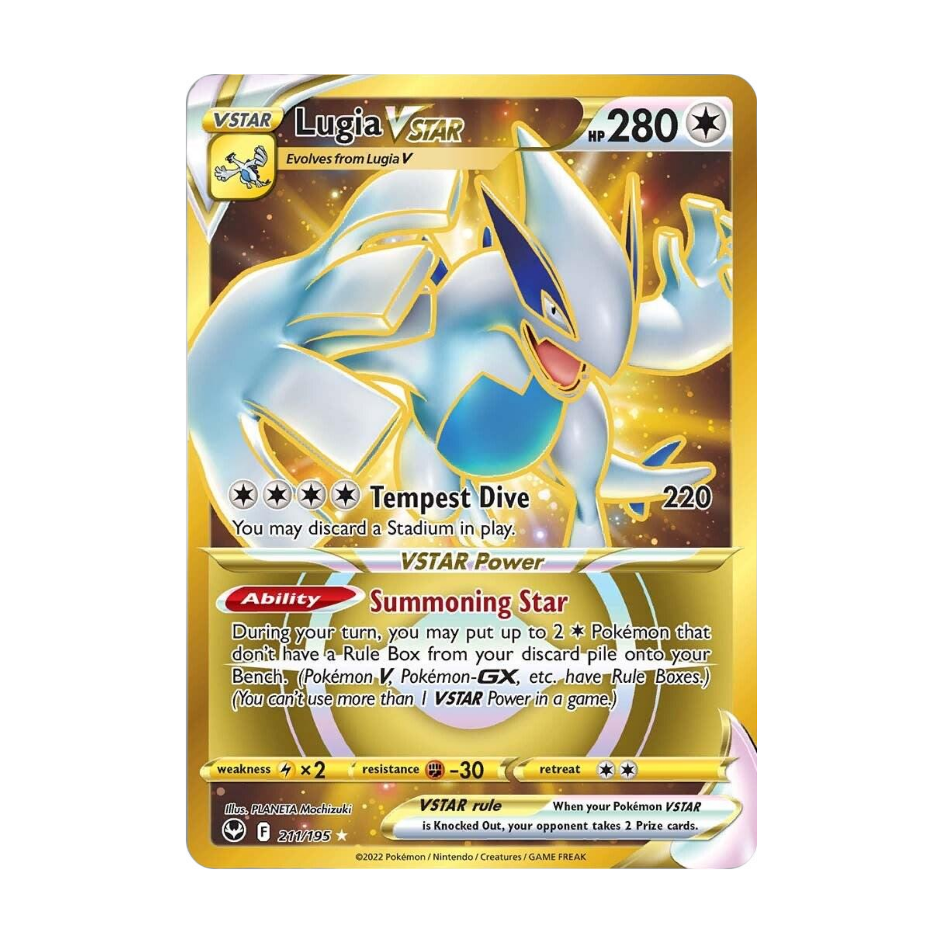 Lugia V-ASTRO SIT 211 - NM Español