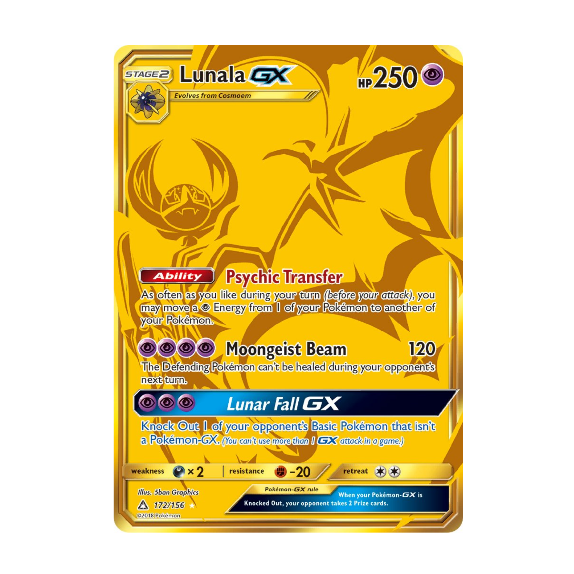 Lunala GX UPR 172 - NM Español