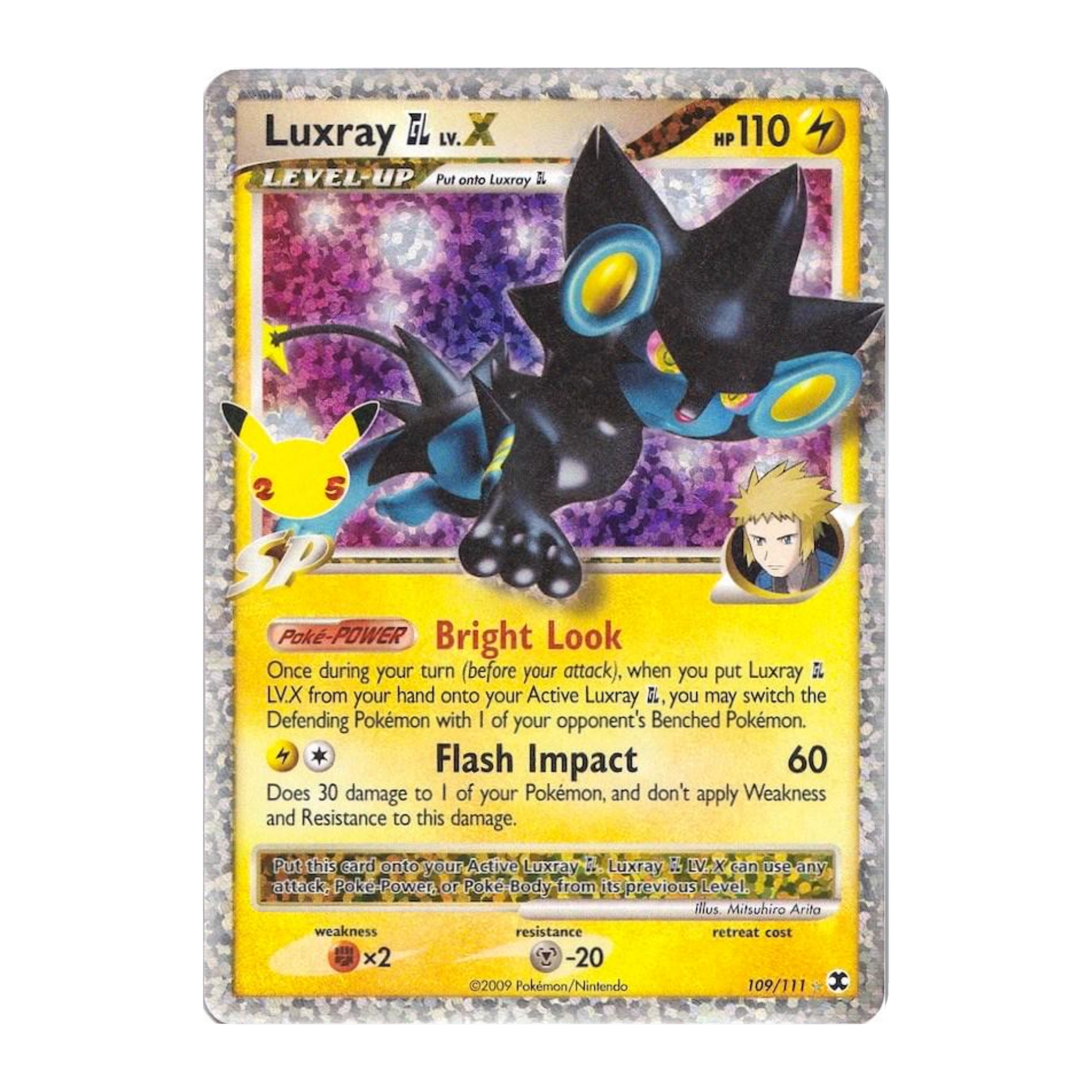 Luxray [GL] LV.X CEL RR 109 - NM Inglés