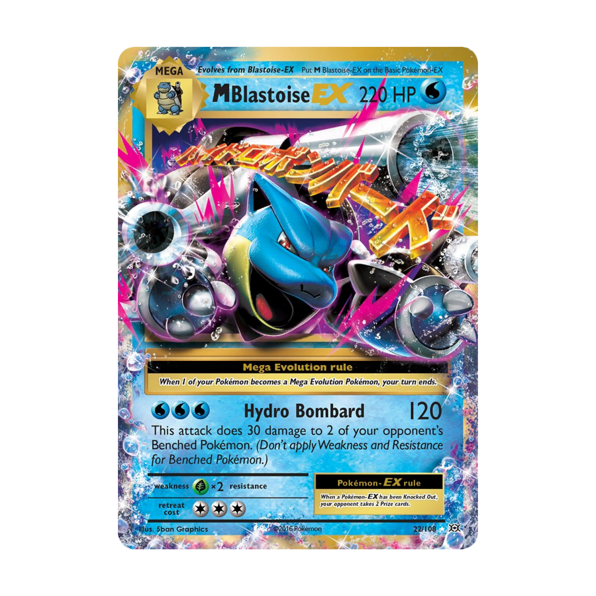 MBlastoise EX EVO 22 - NM Español