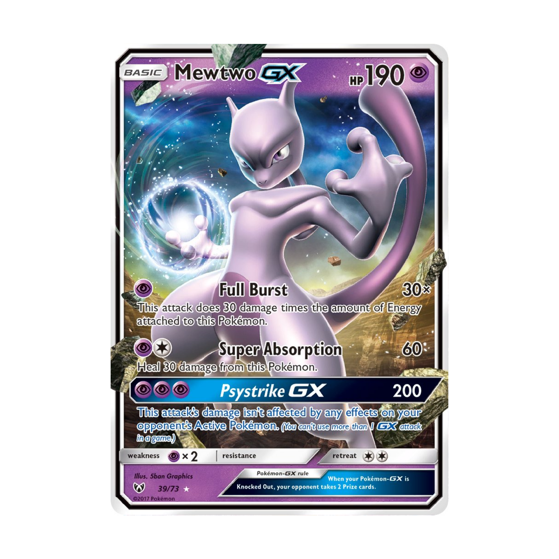 Mewtwo GX SLG 39 - NM Español