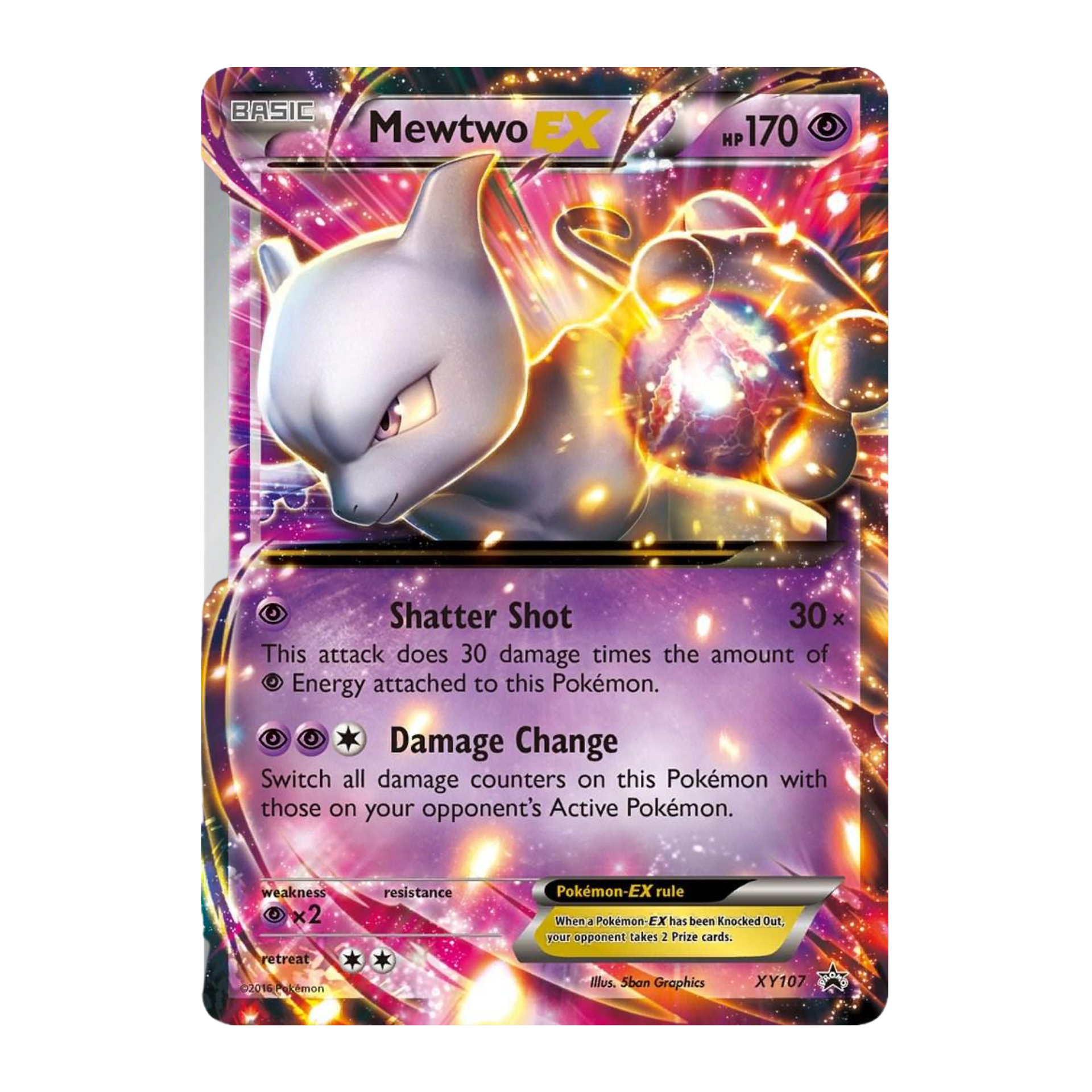 Mewtwo EX XYPR 107 - EX Español
