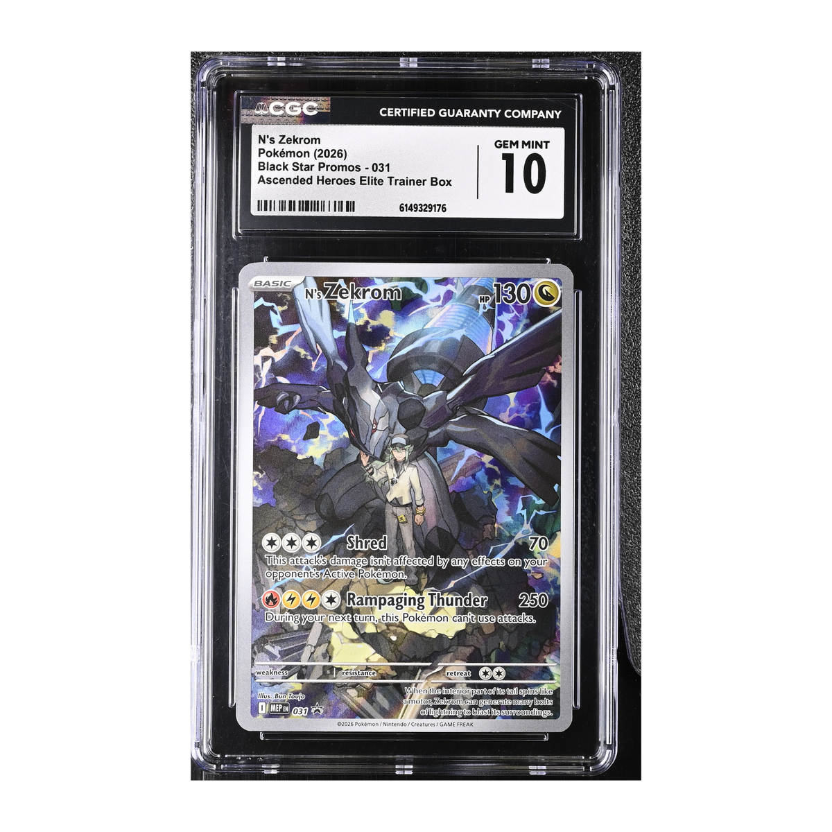 N's Zekrom (2026) Black Star Promos - CGC 10