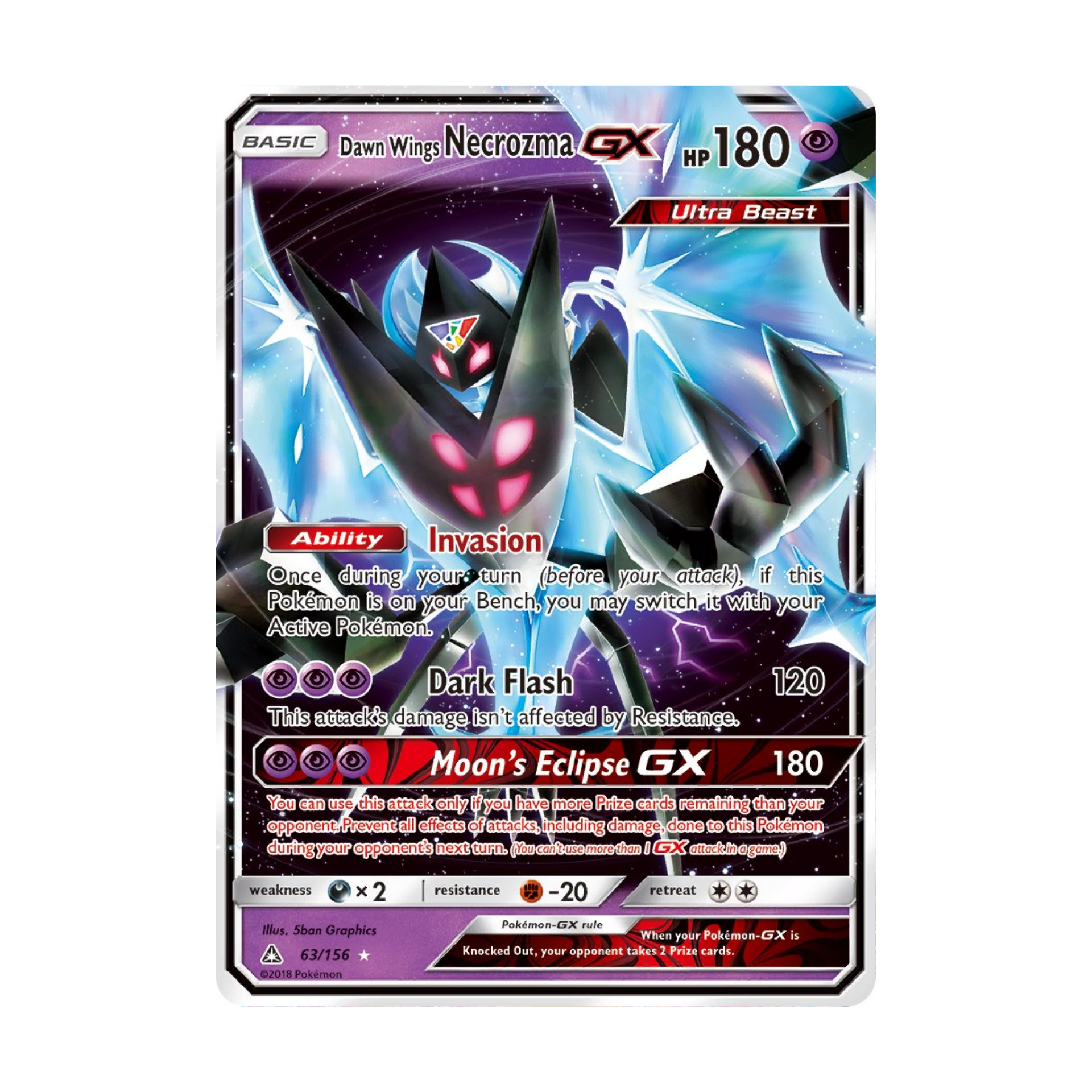 Necrozma Alas del Alba GX UPR 63 - NM Español