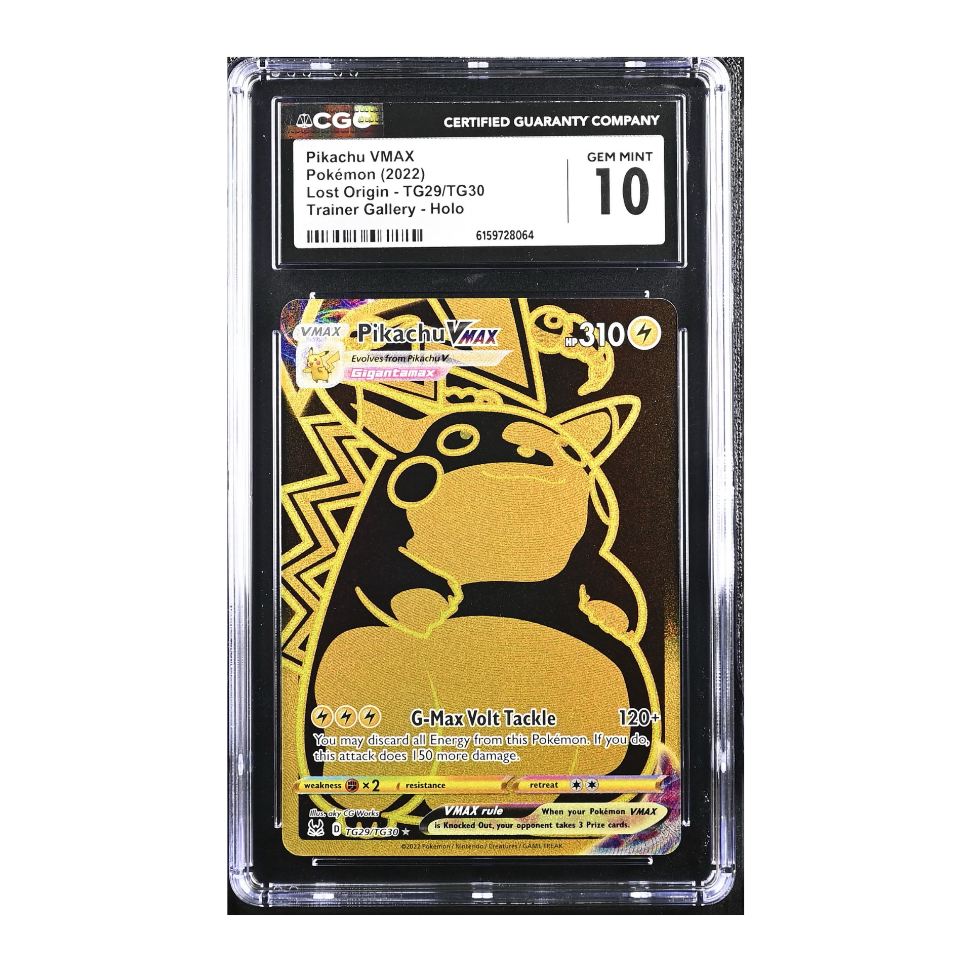 Pikachu VMAX (2022) Lost Origin - CGC 10