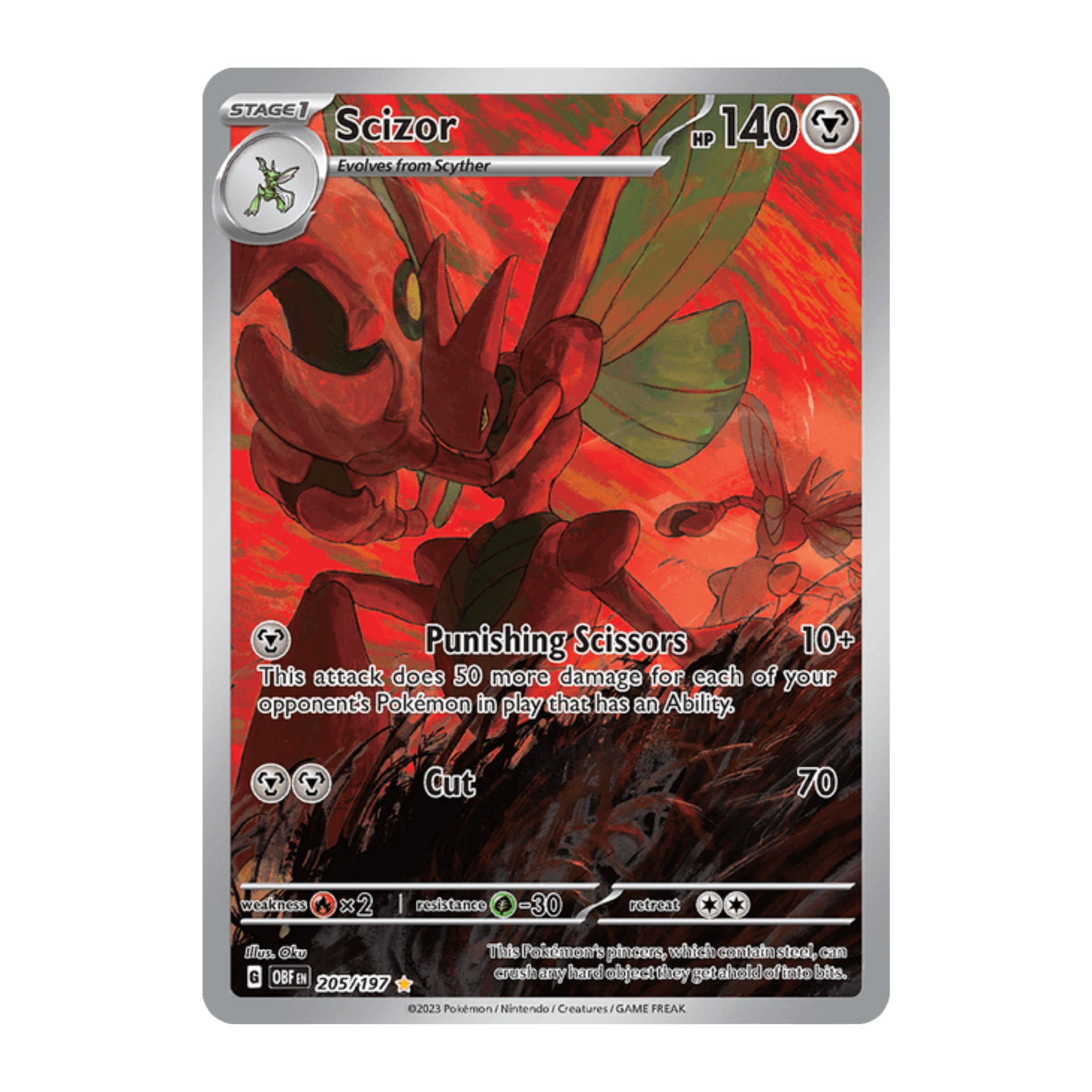Scizor OBF 205 - EX Inglés