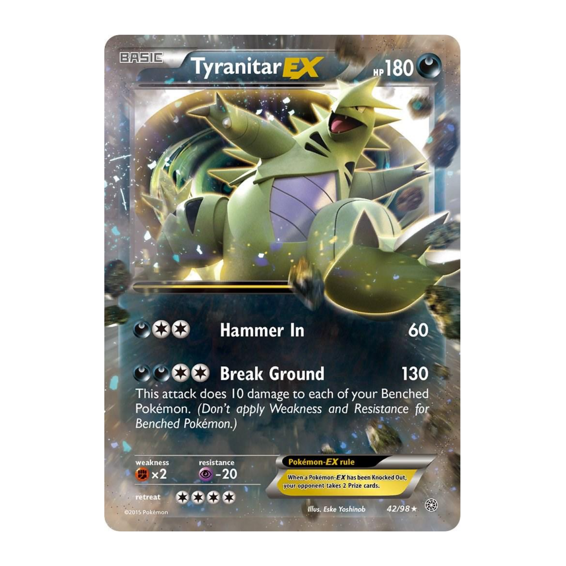 Tyranitar EX AOR 42 - EX Español
