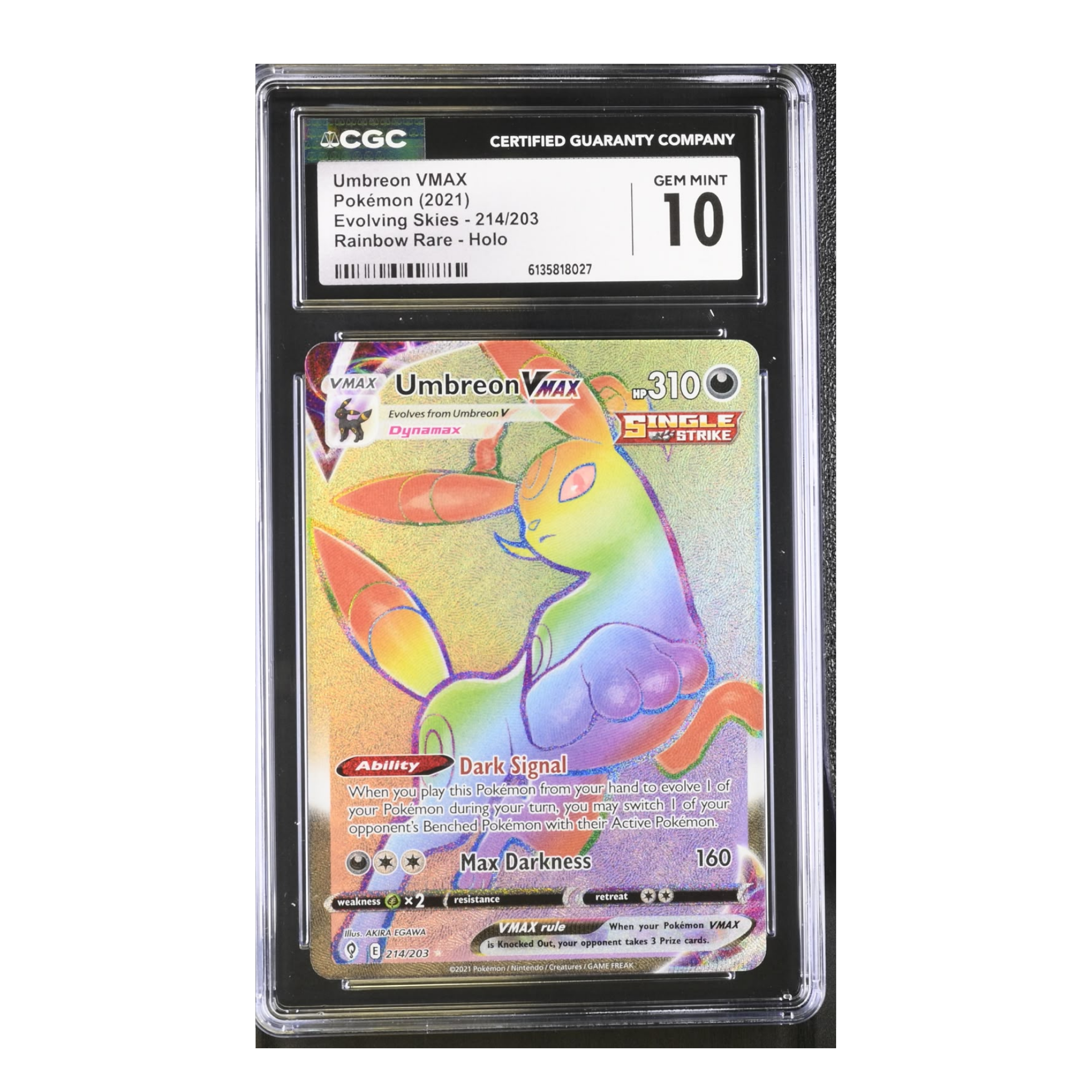 Umbreon VMAX (2021) Evolving Skies - CGC 10