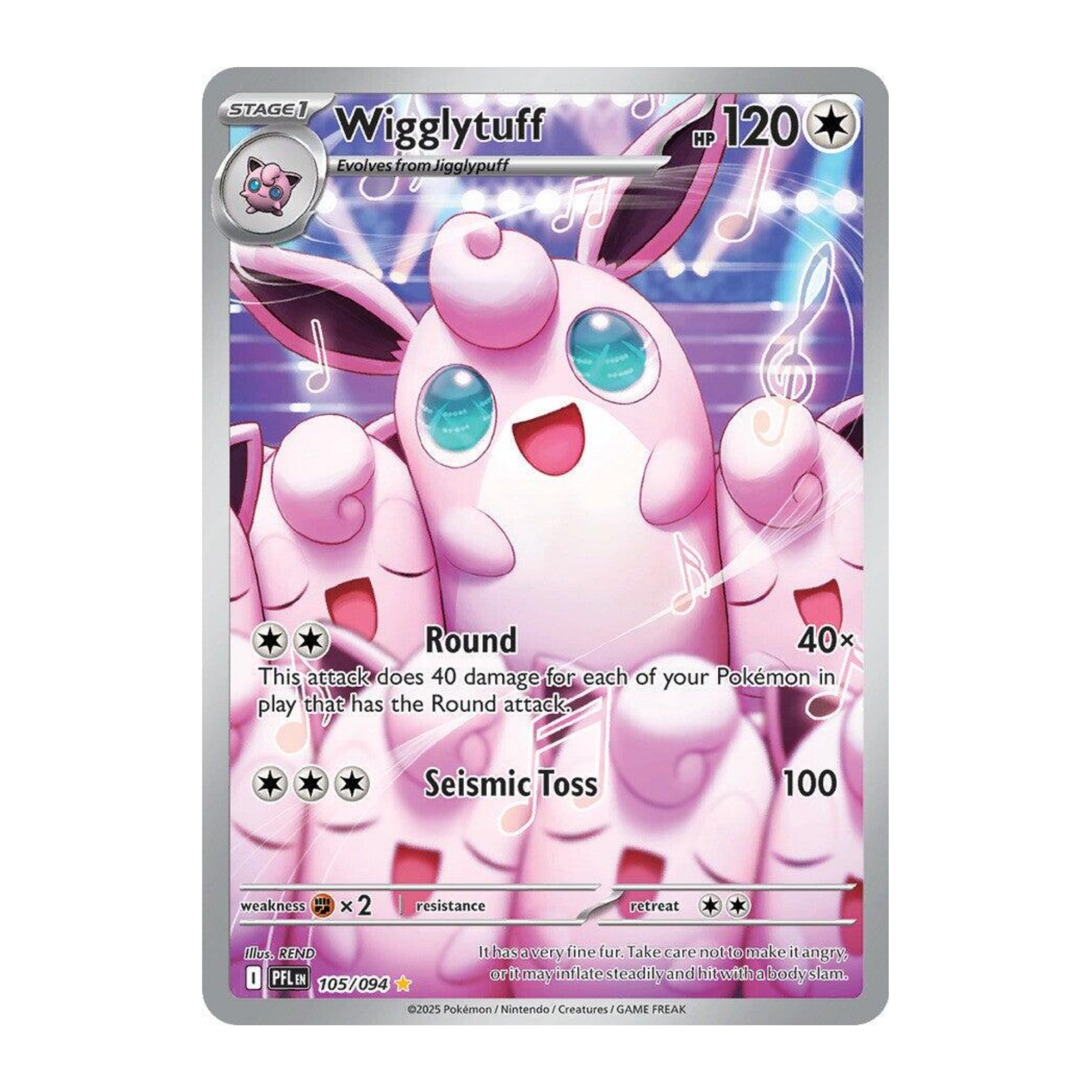 Wigglytuff PFL 105 - NM Español