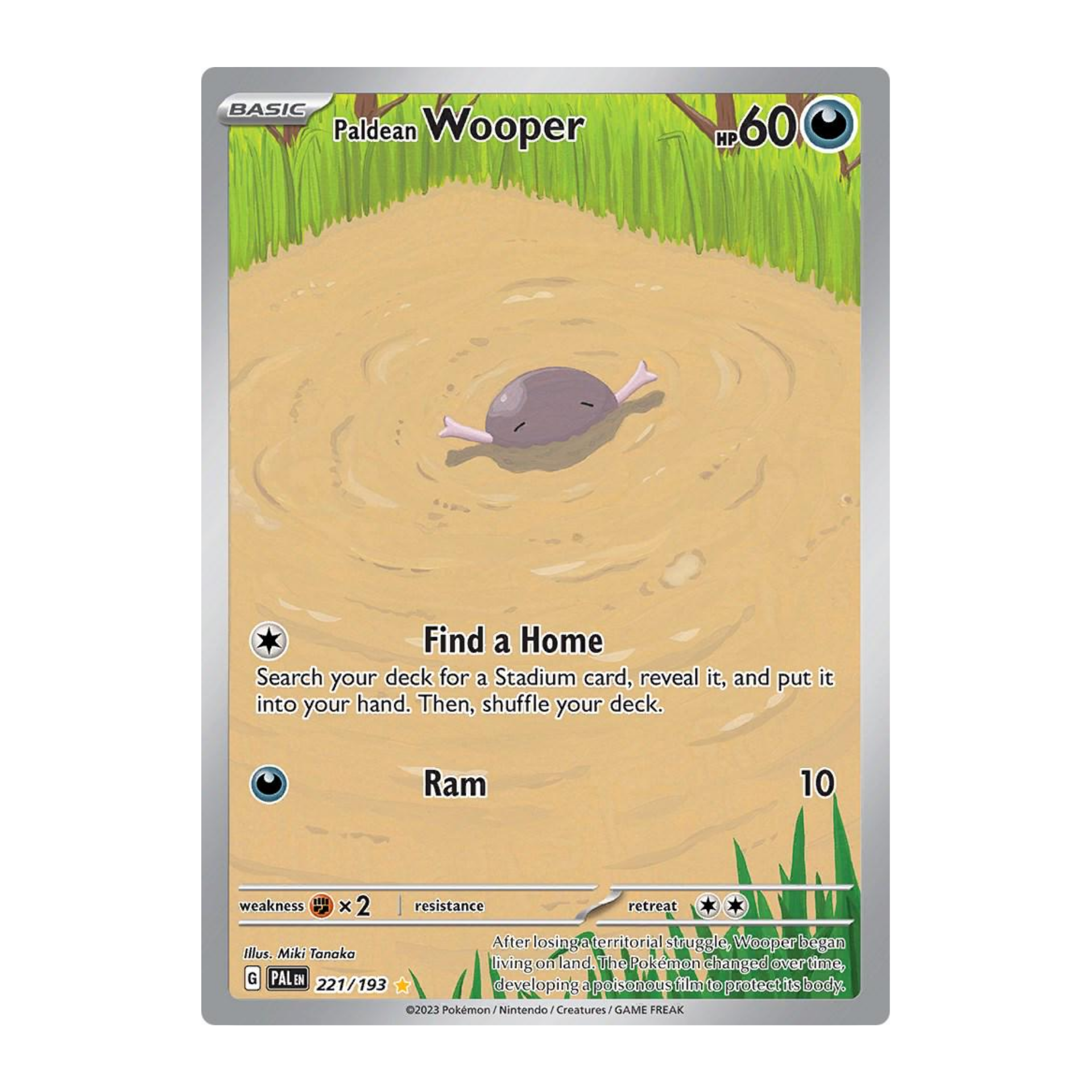 Wooper de Paldea PAL 221 - NM Inglés
