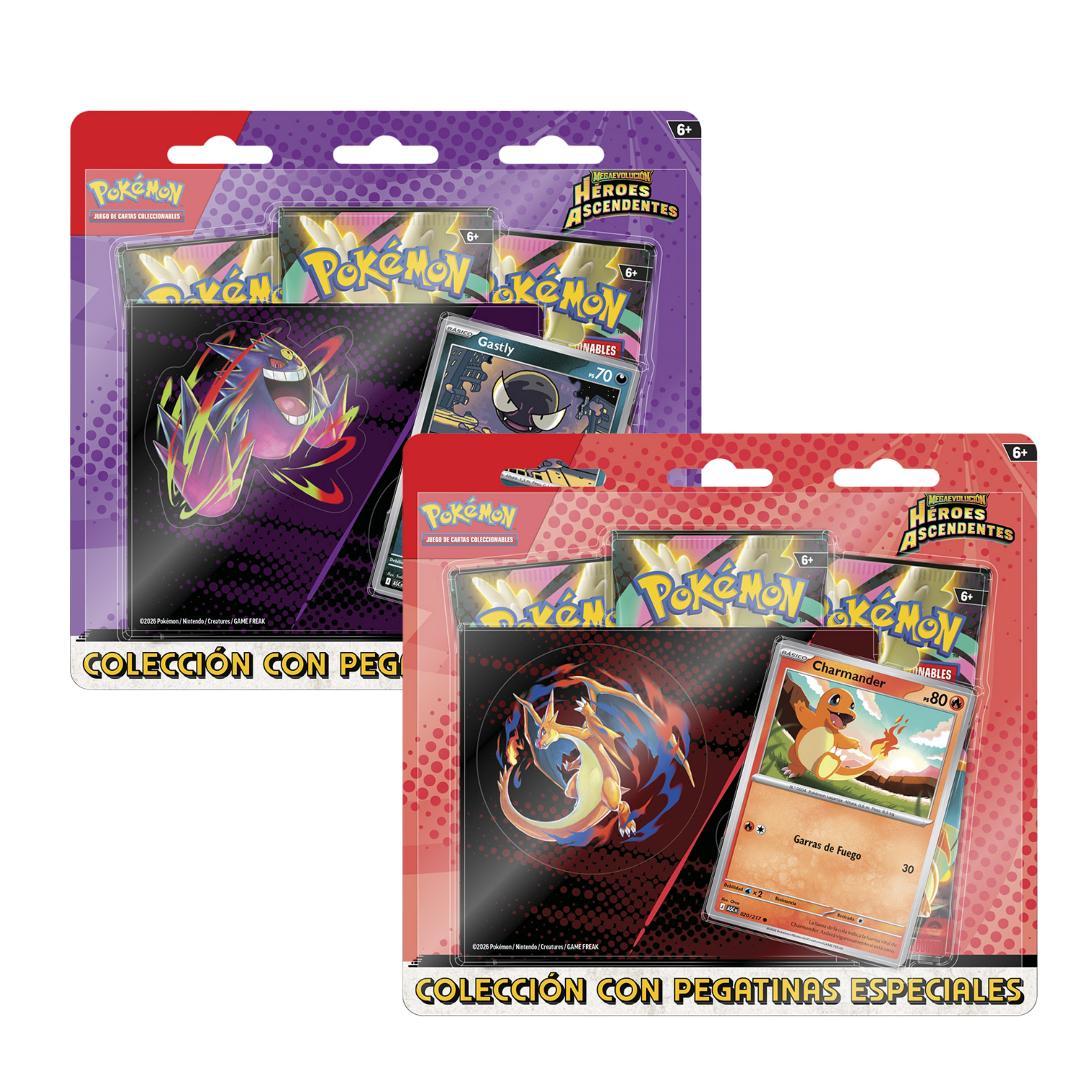 Blister Pokemon con Pegatina Héroes Ascendentes - Español