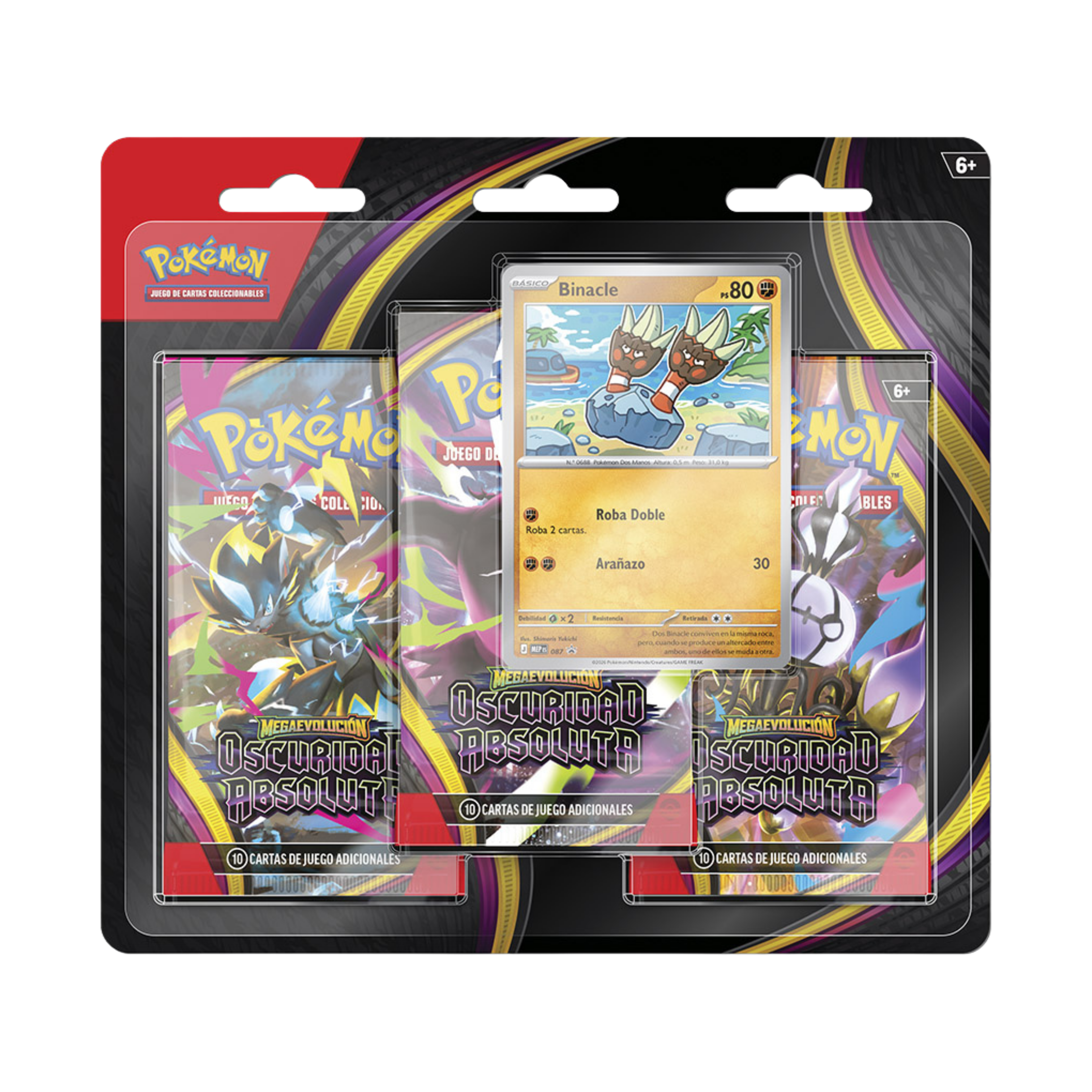 Blister Pokemon Oscuridad Absoluta - Español